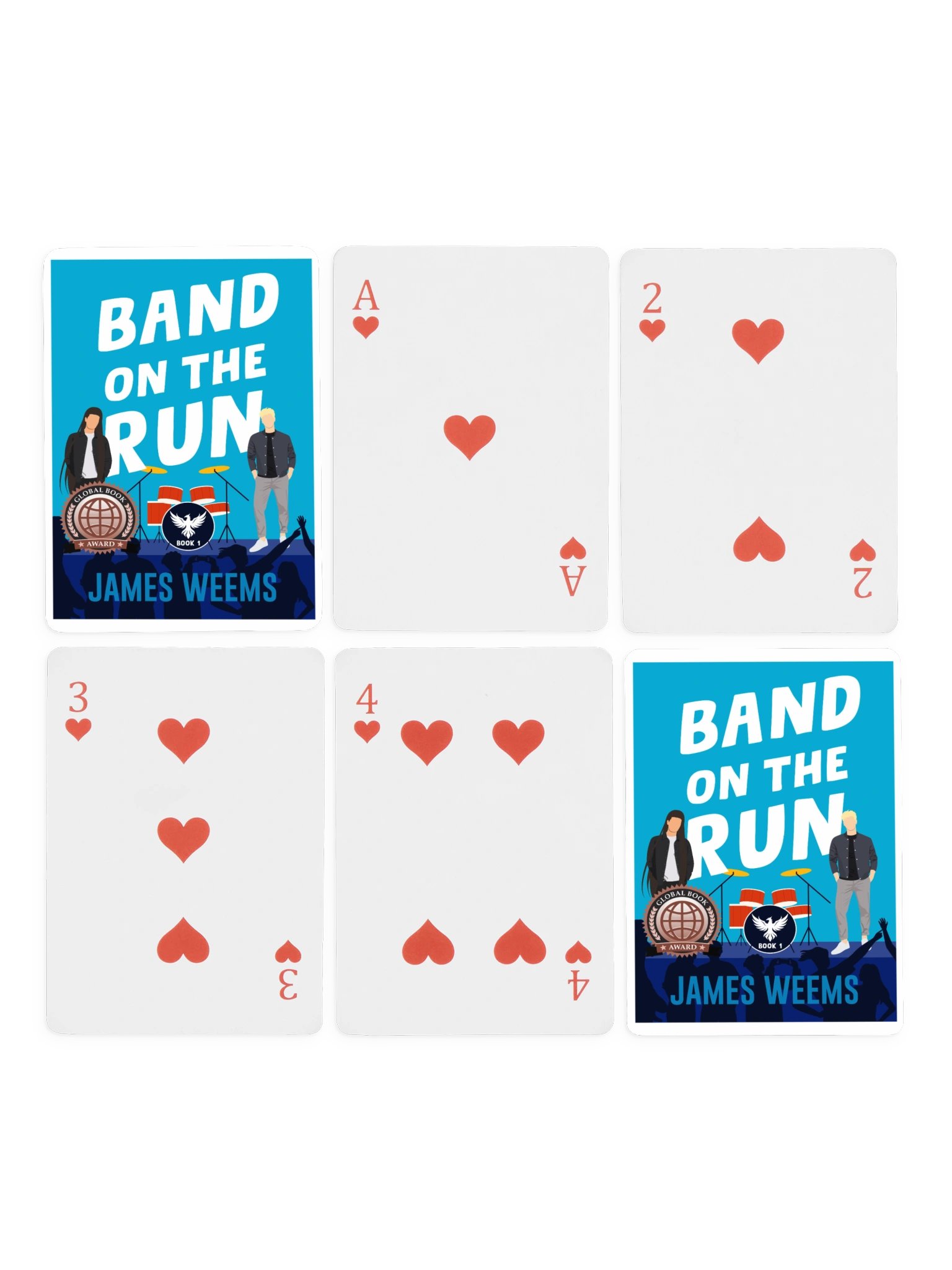 BAND ON THE RUN BRONZE MEDAL Playing Cards product image (4)