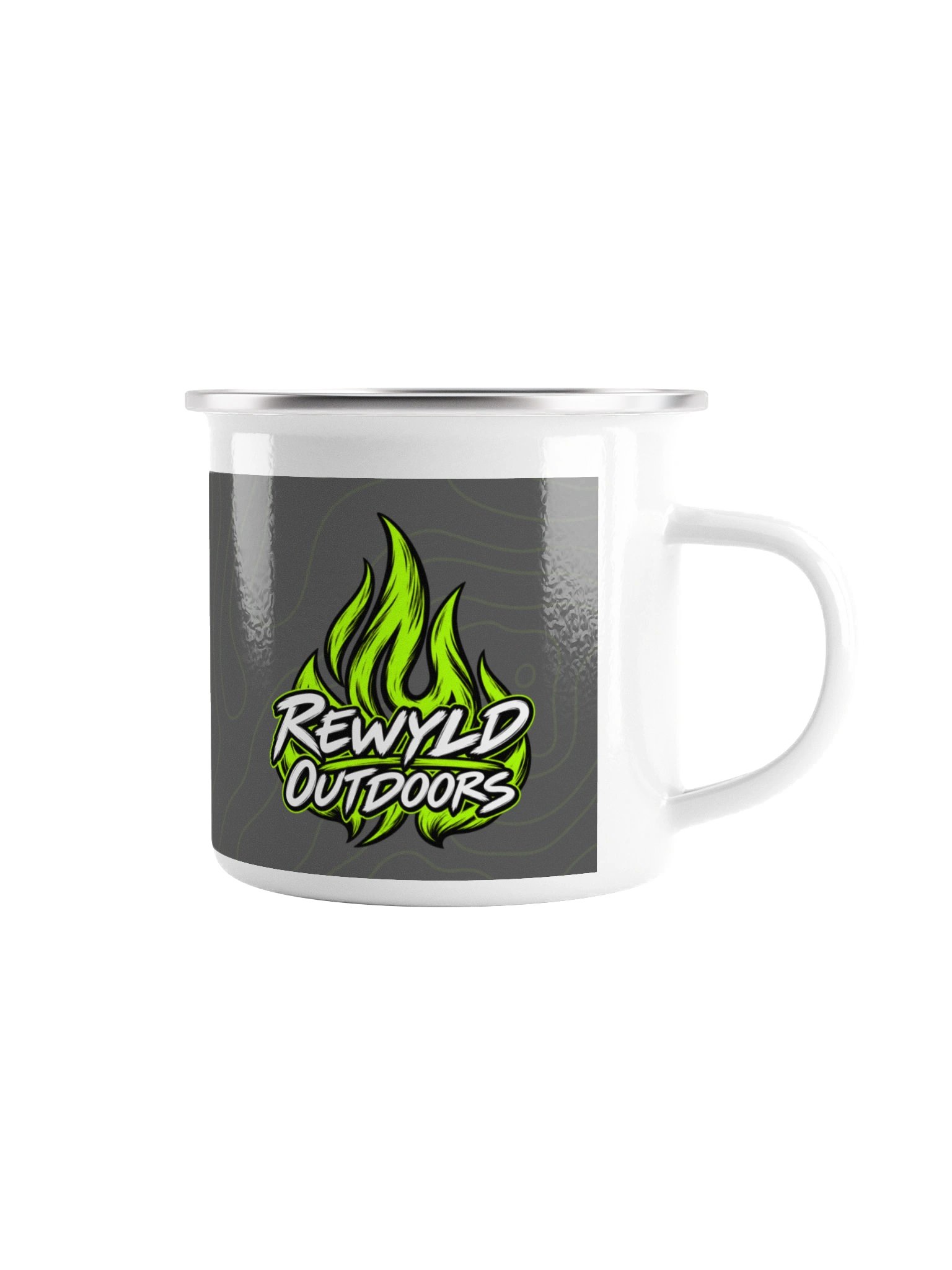 Rewyld Outdoors Neon Flames Camp Mug product image (3)