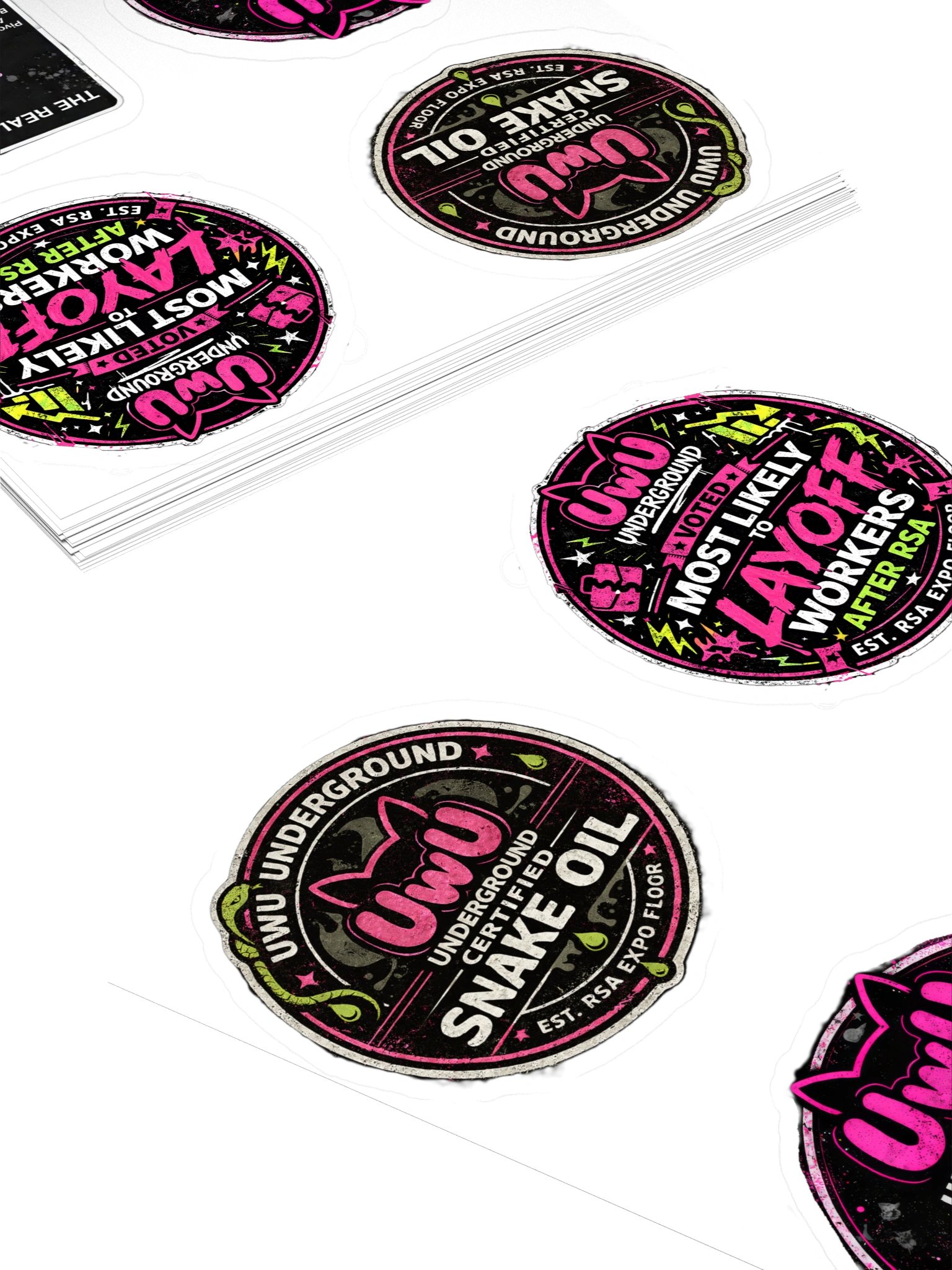 RSA - MULTI PASS Stickers product image (4)
