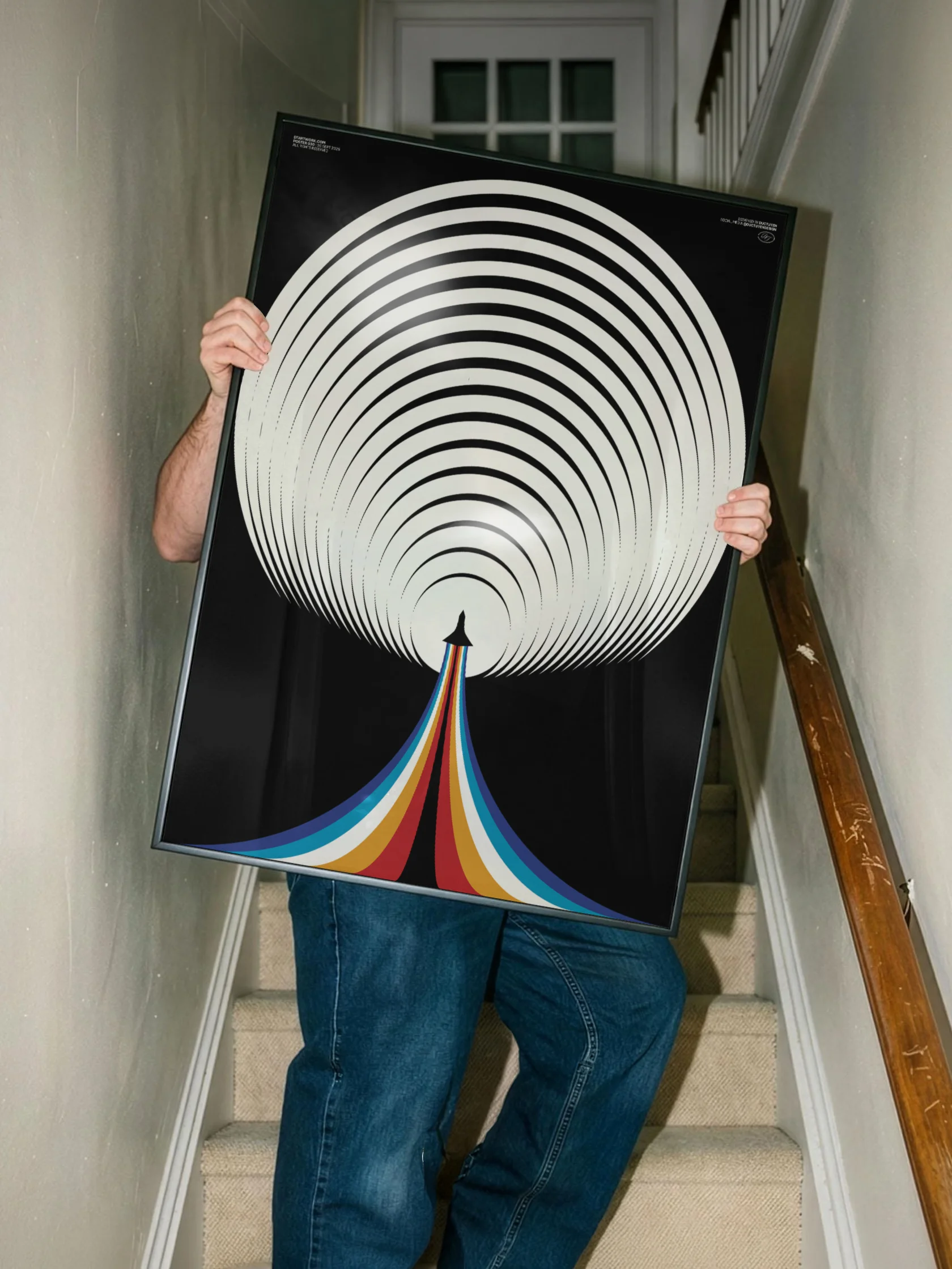 "DEPARTURE" Framed Poster product image (81)