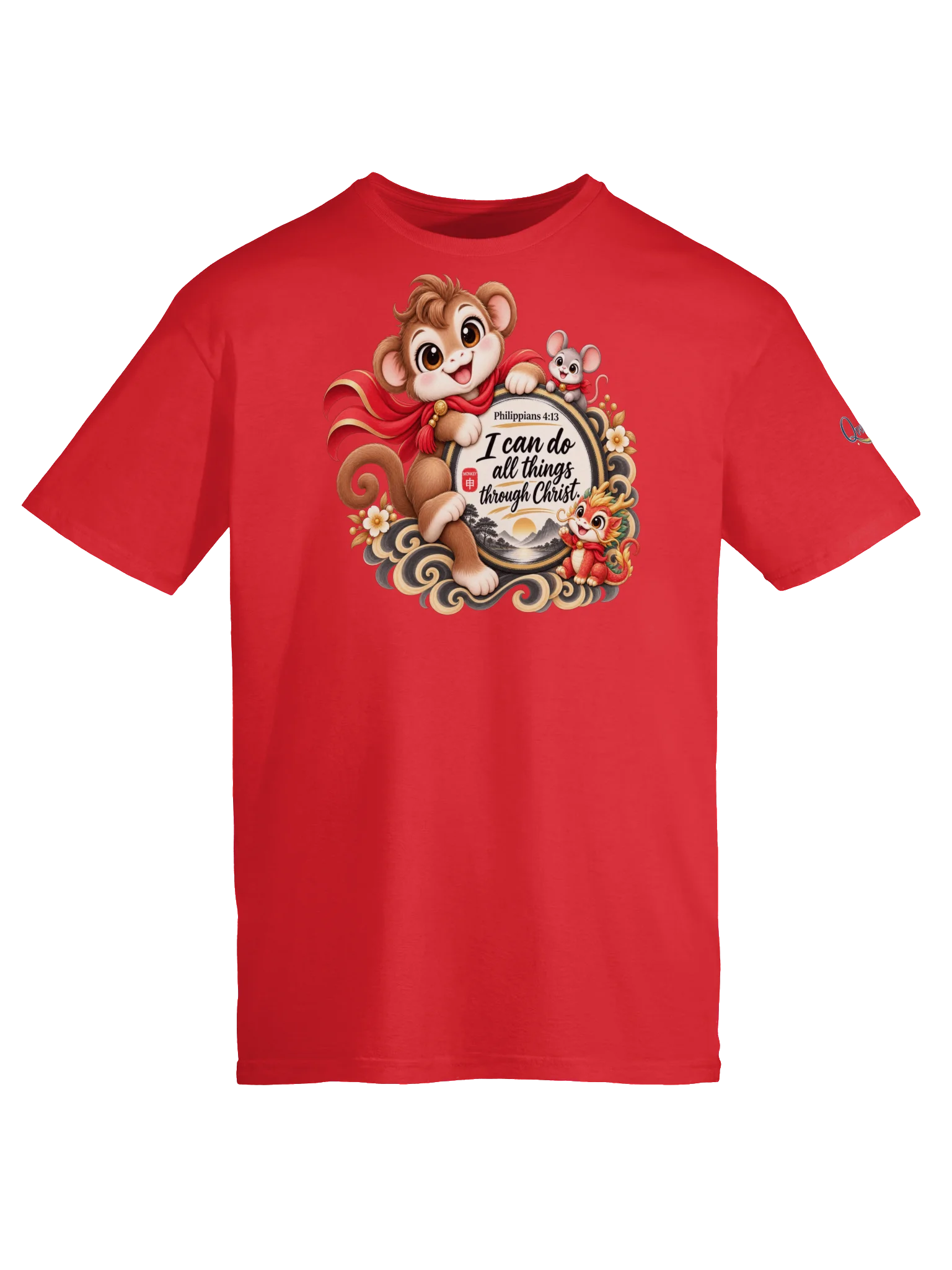 🐵Year of the Monkey | Chinese Zodiac Trio Unisex T-Shirt product image (5)
