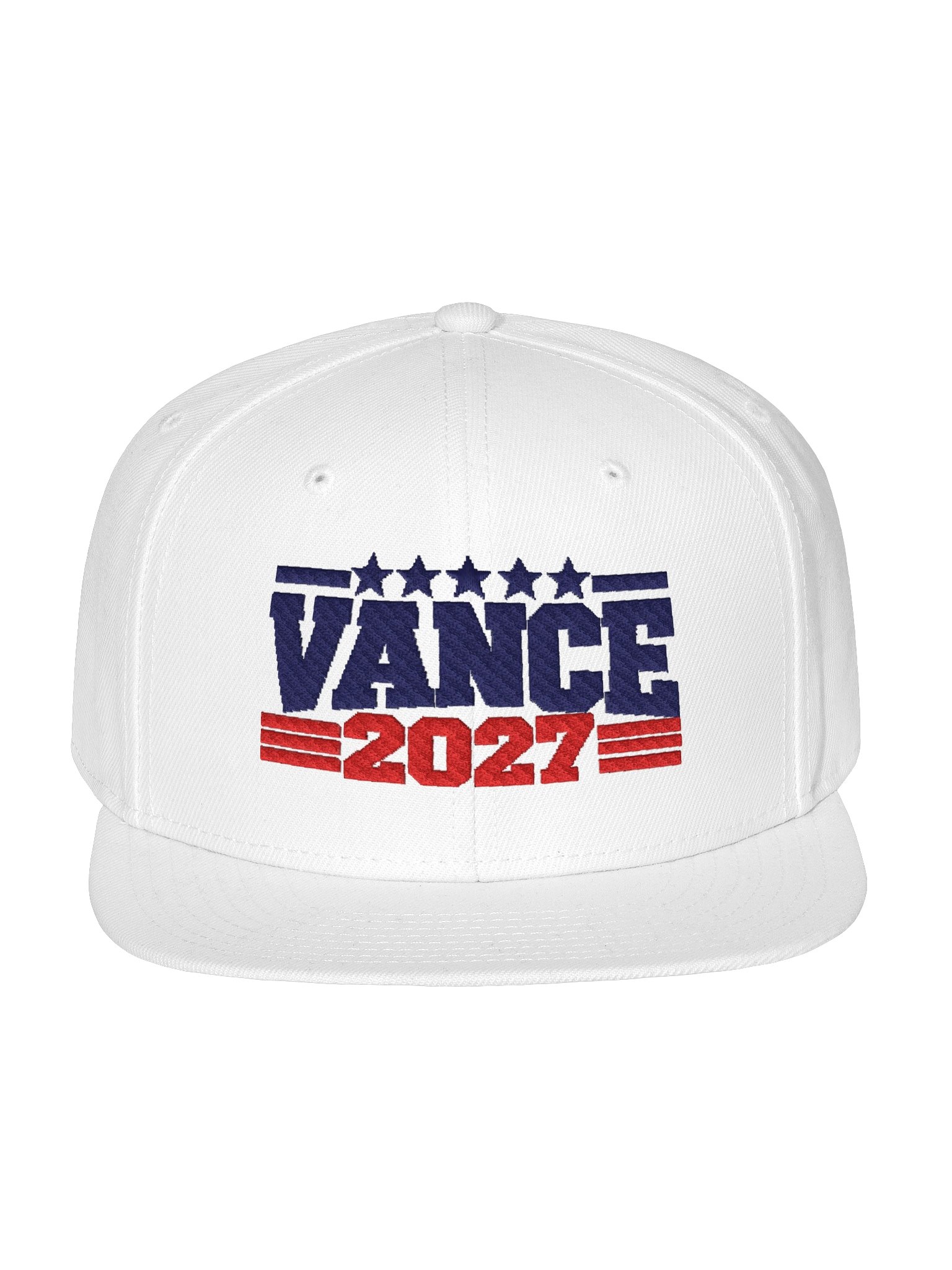 VANCE 2027 White Embroidered Snapback product image (1)