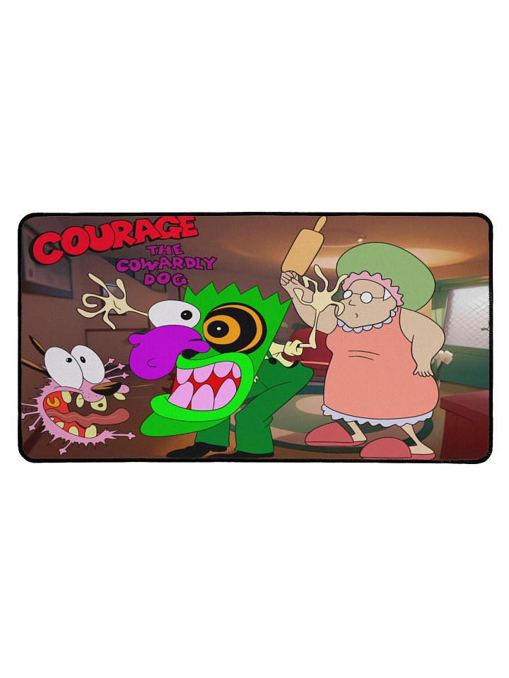 Courage the Cowardly Dog Desk Mat product image (1)