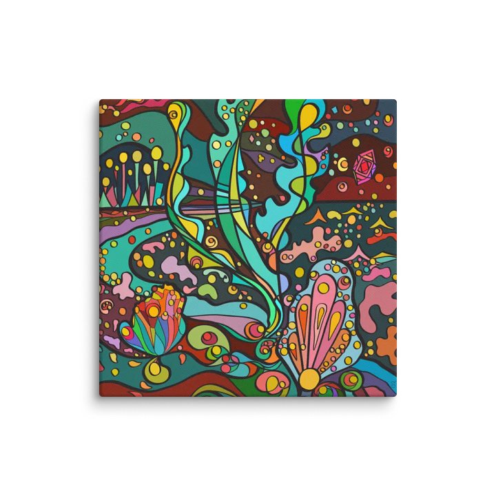 Whimsical Wonderland Canvas Art - Resort Night product image (1)