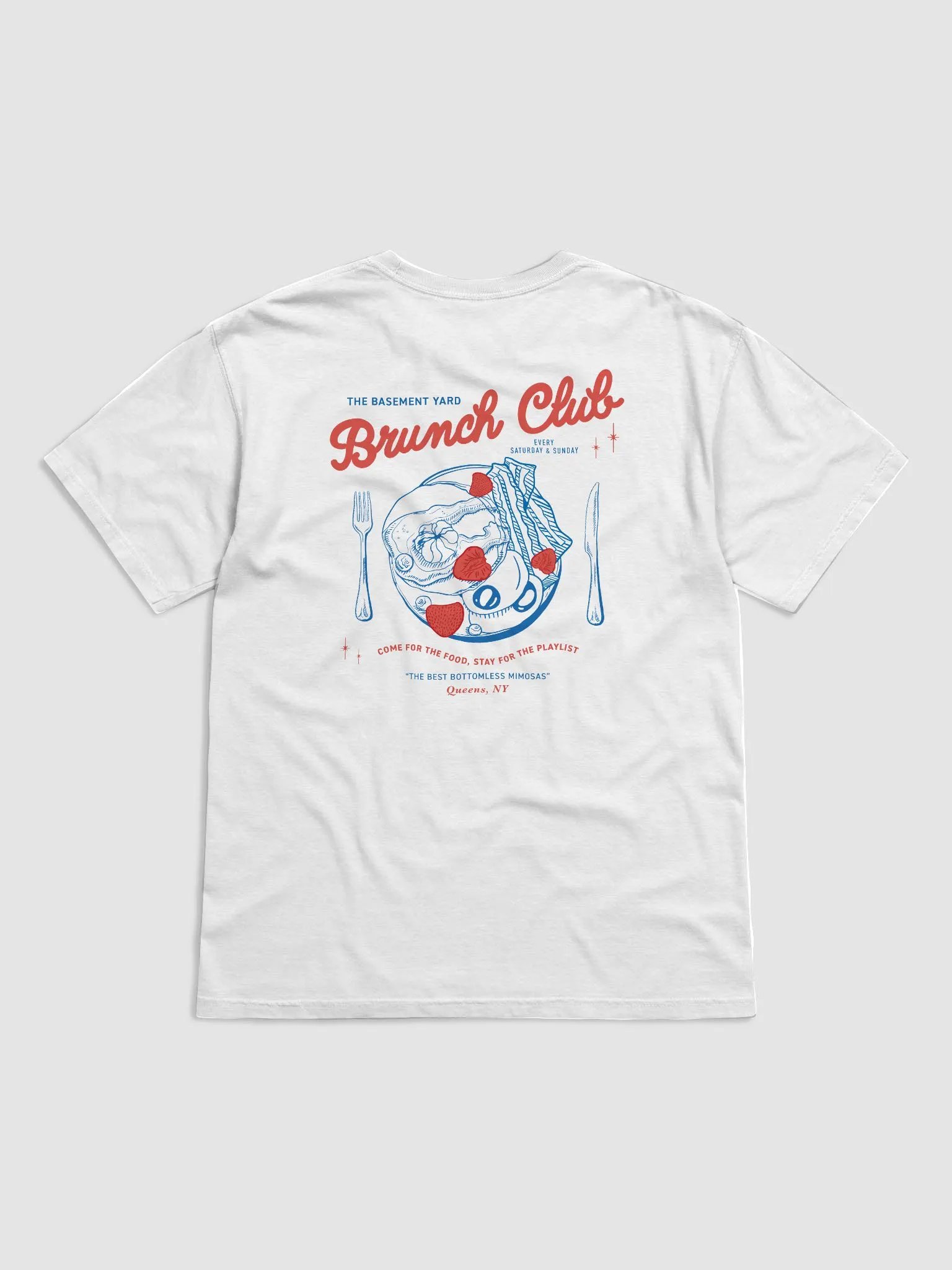 Brunch Club Diner Tee (White) product image (3)