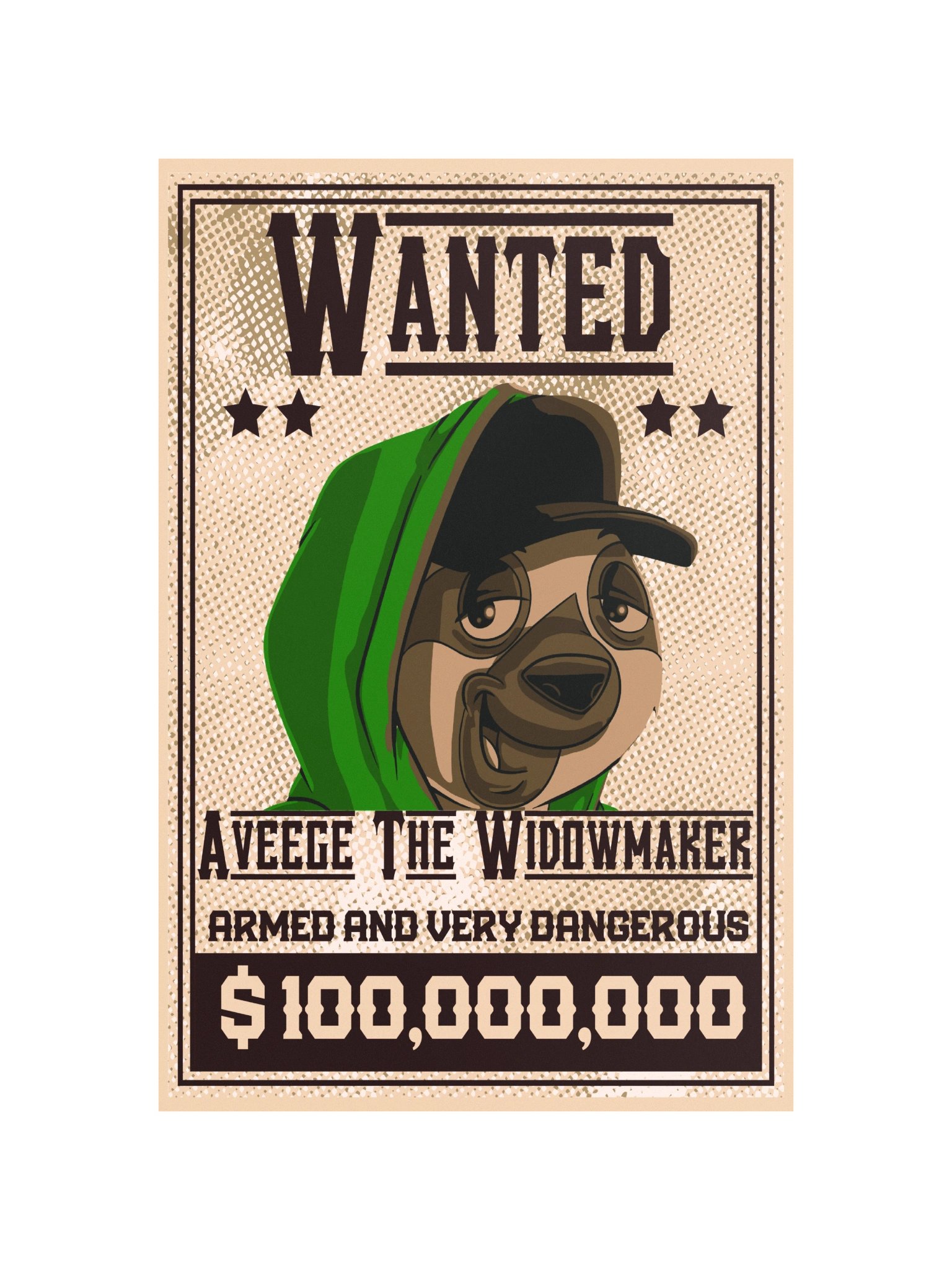 Aveege The Widowmaker Wanted Poster product image (4)