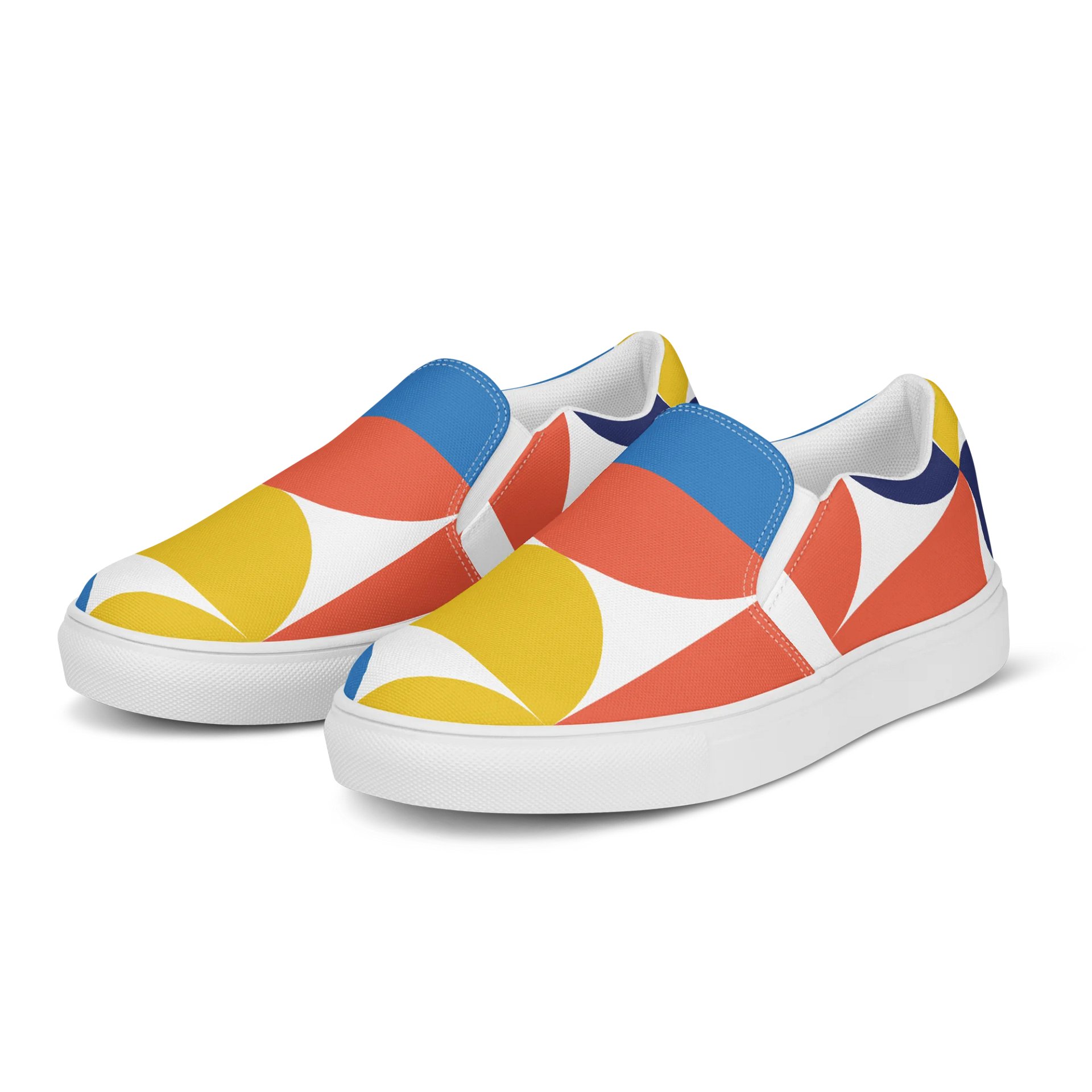 WyldFoxy Yellow blue Canvas Shoes product image (3)