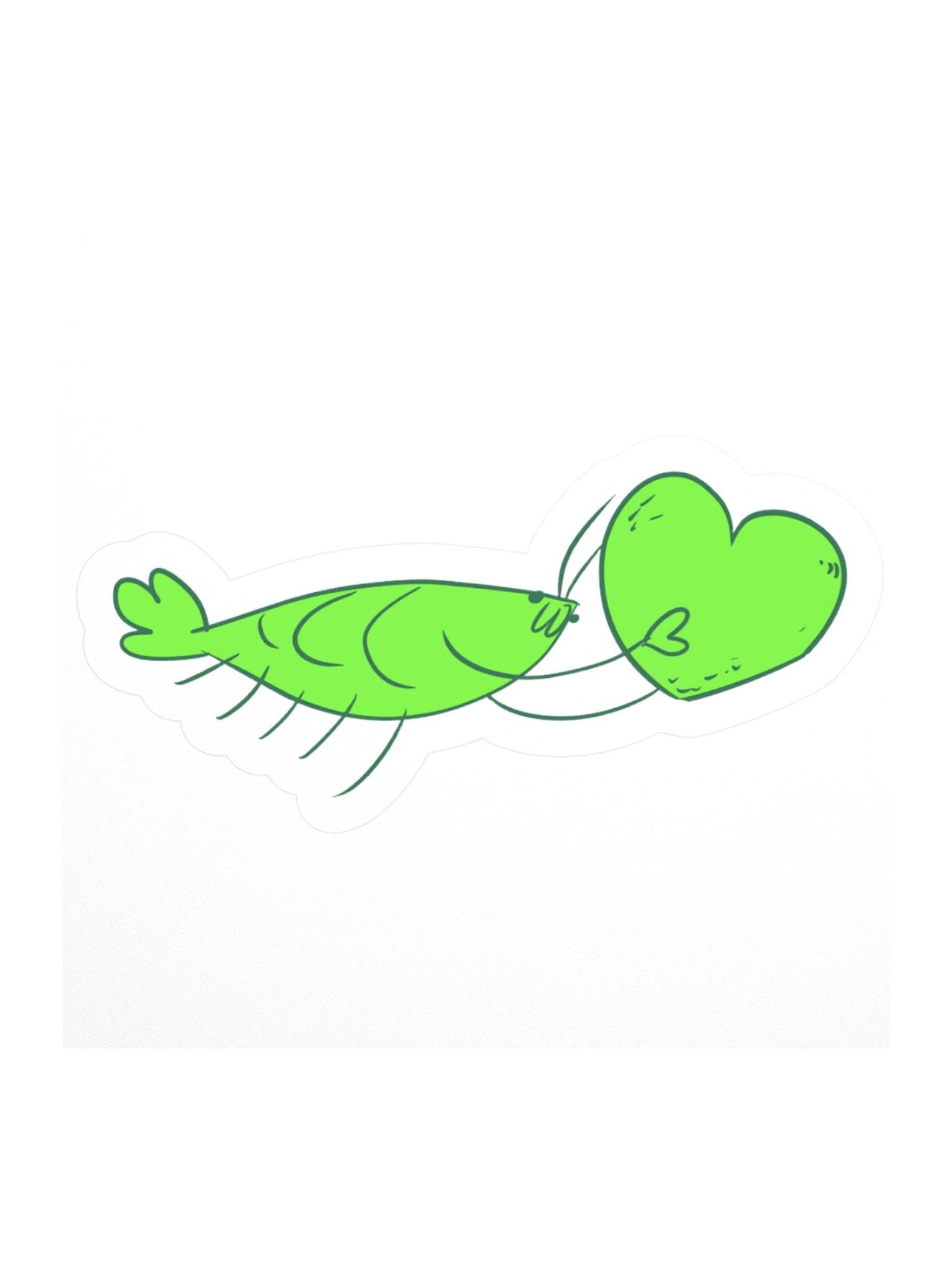 SHRAMPS - Green Sticker product image (1)