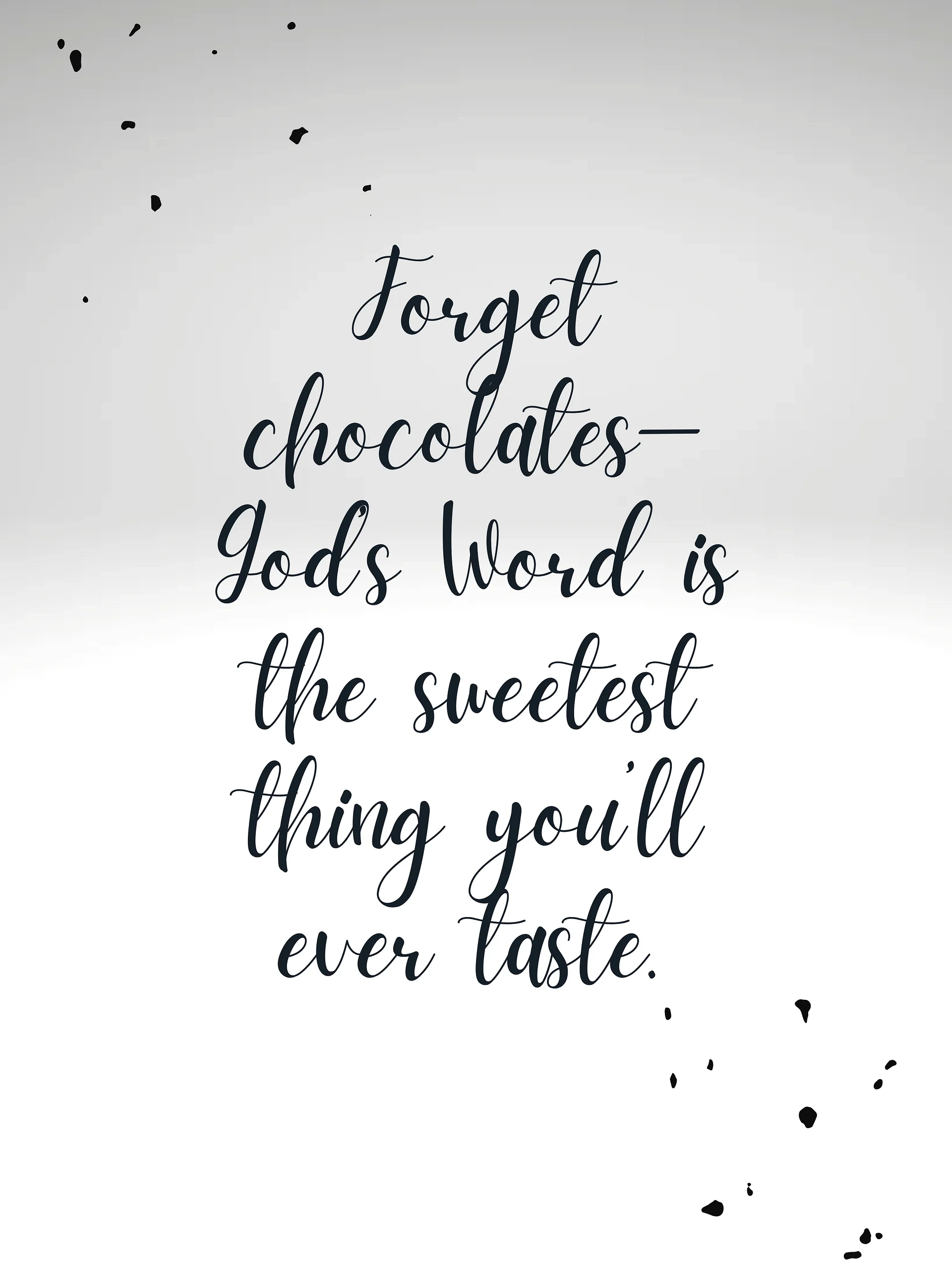 Forget Chocolates - Digital Print product image (1)