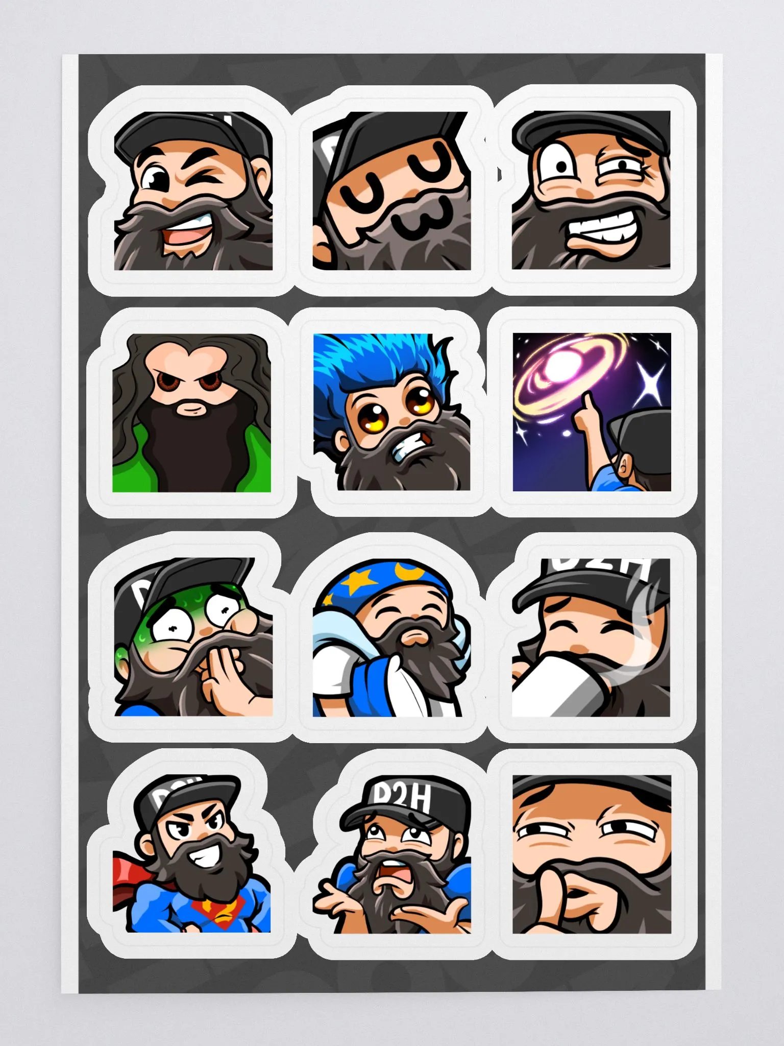 Emote Sticker Sheet. Set 1 product image (4)