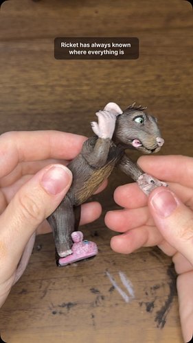 Ricket has apparently been preparing for his job since he was tiny. 🥹🐀

He grew up following his dad around the Brotherhood w...