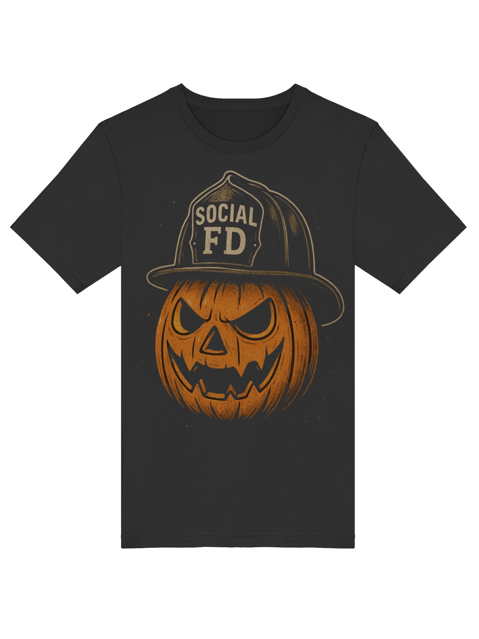 Spooky Social FD Pumpkin T-Shirt product image (5)
