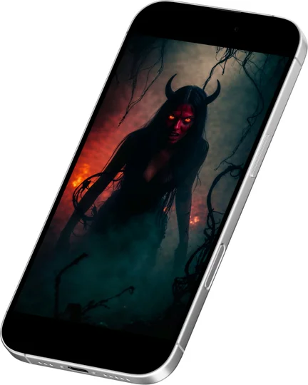 Infernal Gaze Phone Wallpaper product image (1)