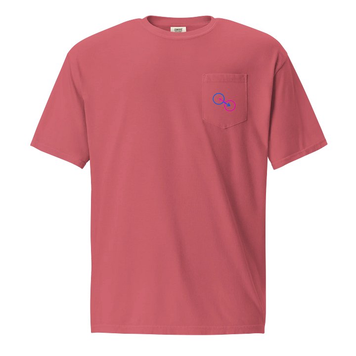 Interlinked Male & Female Symbol Pocket Tee product image (1)
