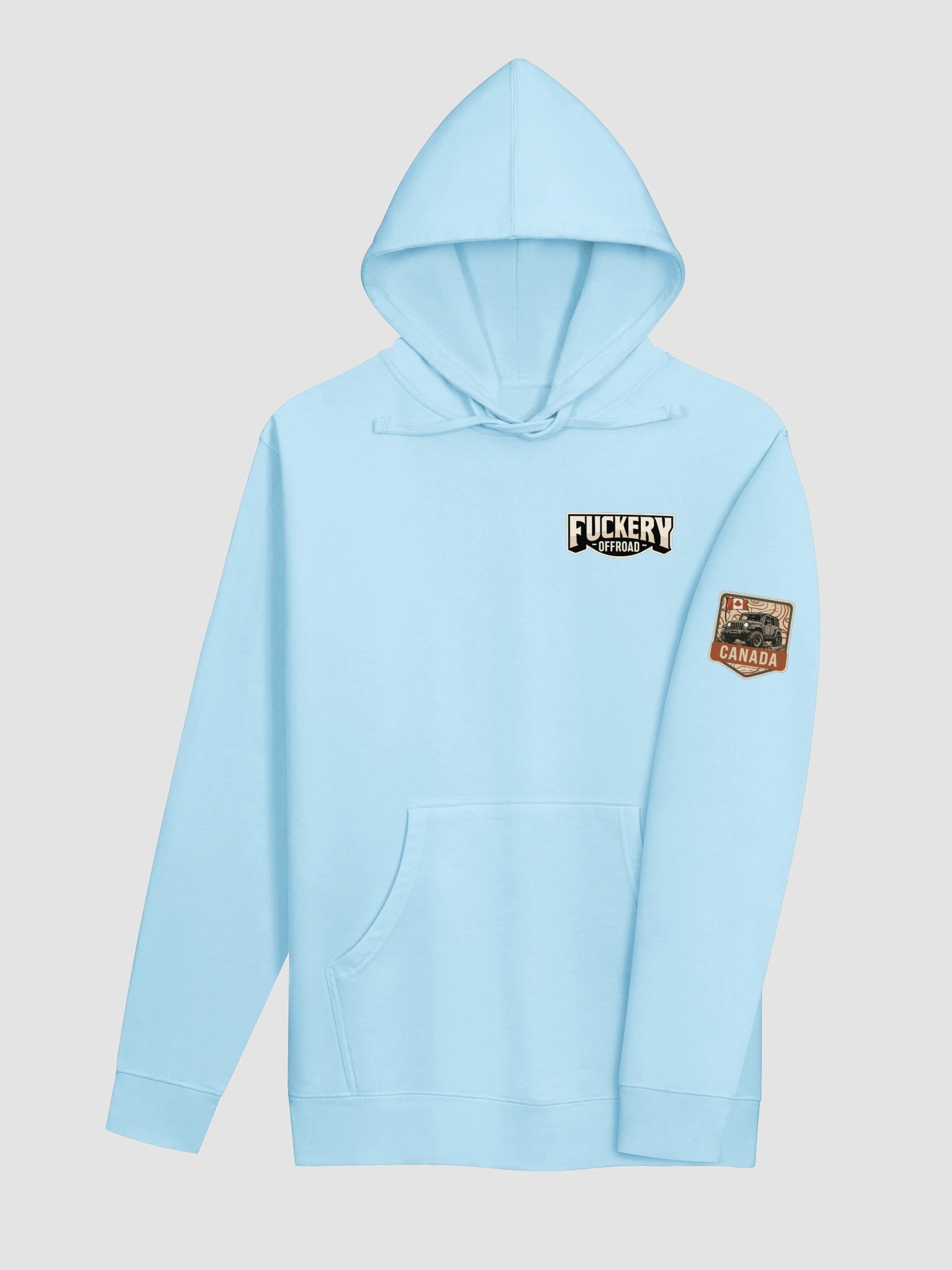 Ladies Pull-Over Hoodie with Fuckery Jeep Logo product image (4)