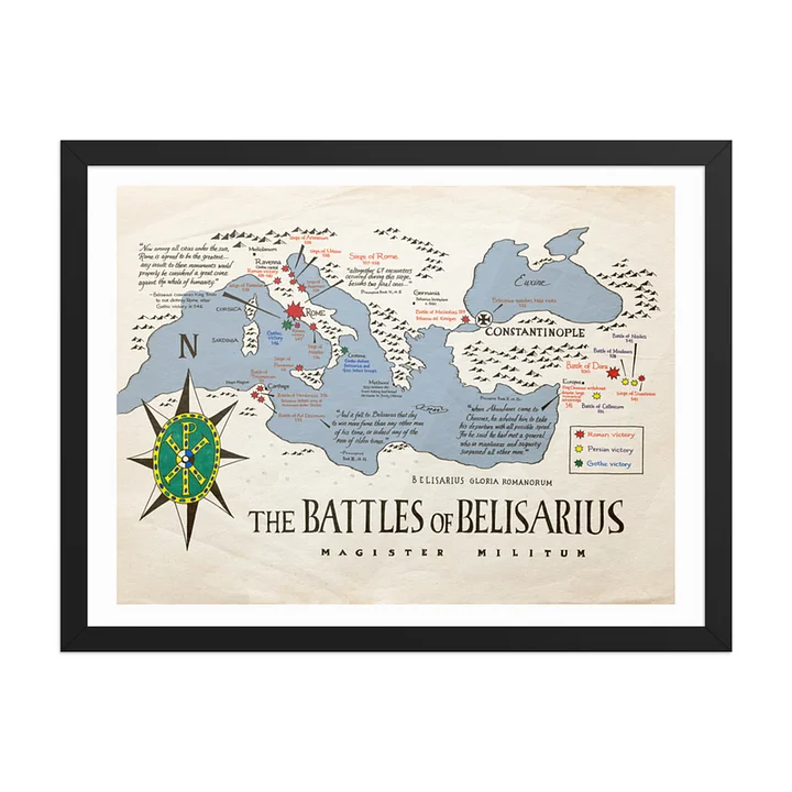The Battles of Belisarius - Framed Poster product image (1)