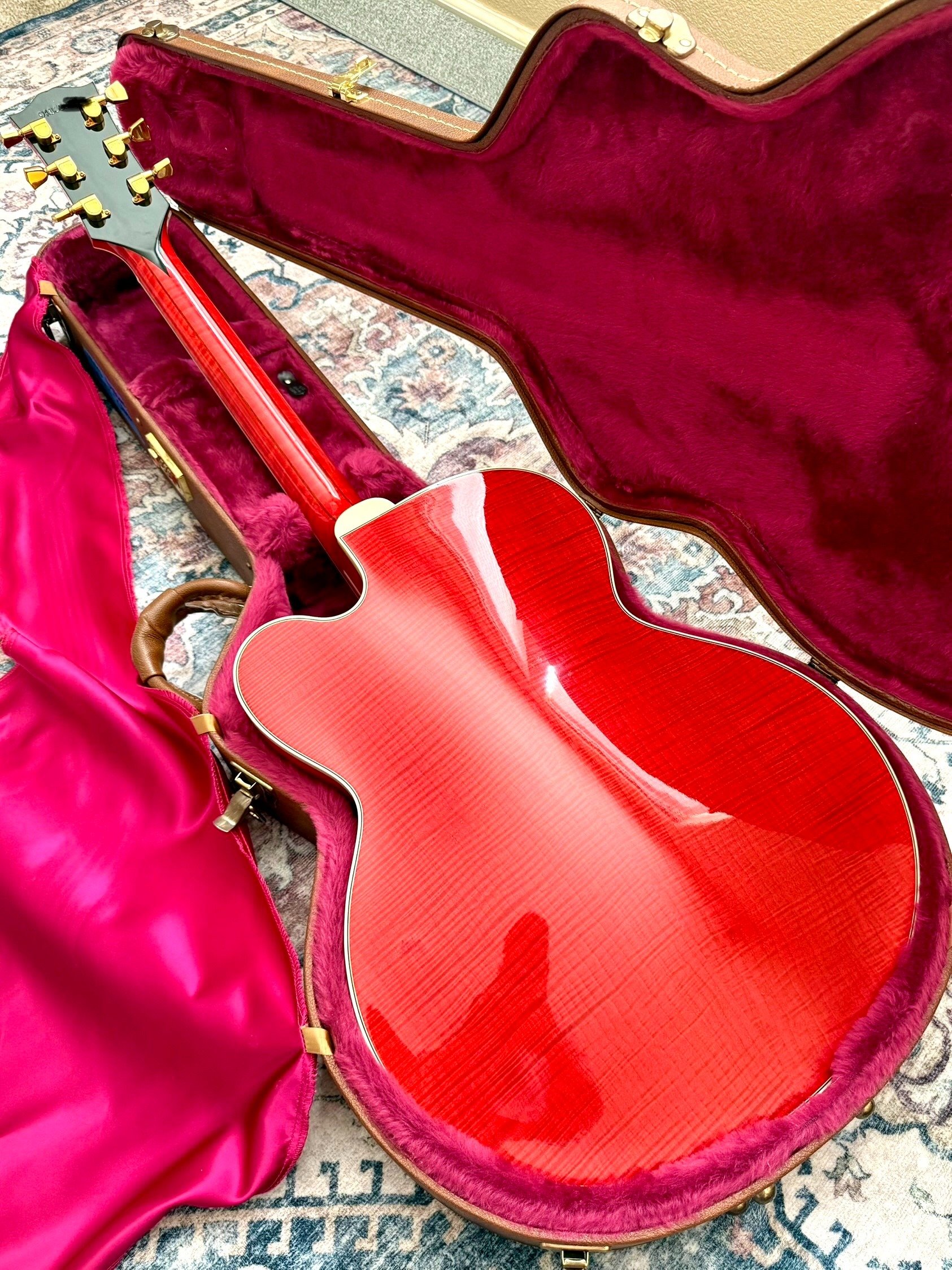 1998 Gibson L5-CT "FIGURED CHERRY RED" Custom Historic Series + OHSC product image (10)