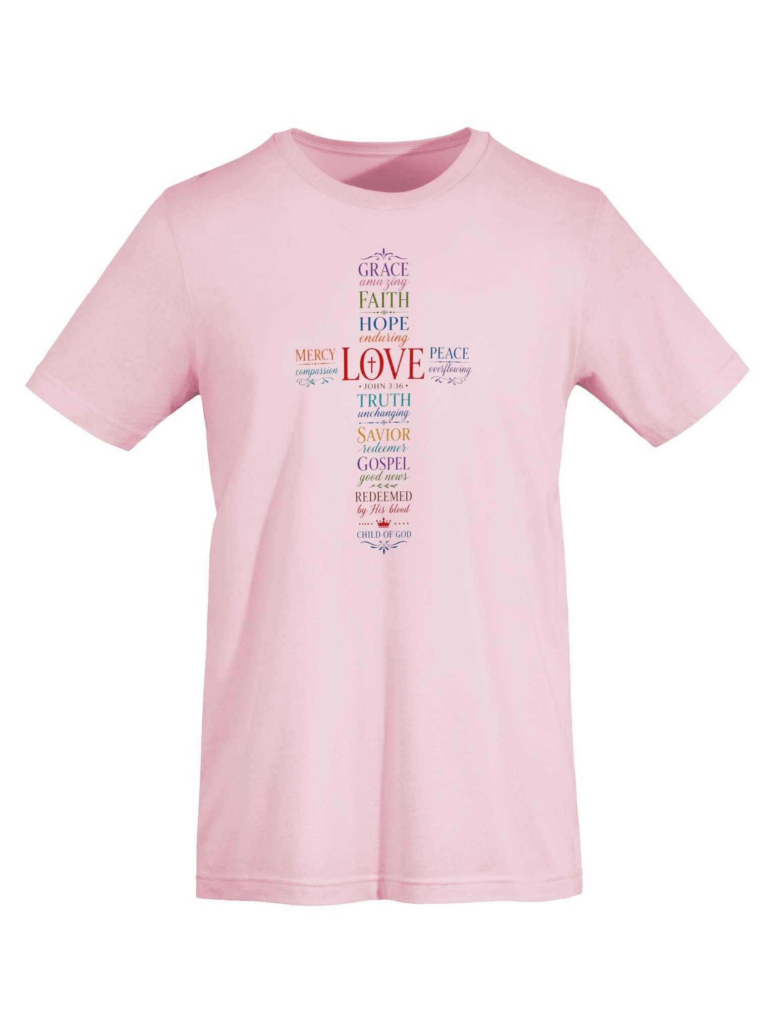 Word Art Cross T-Shirt product image (55)