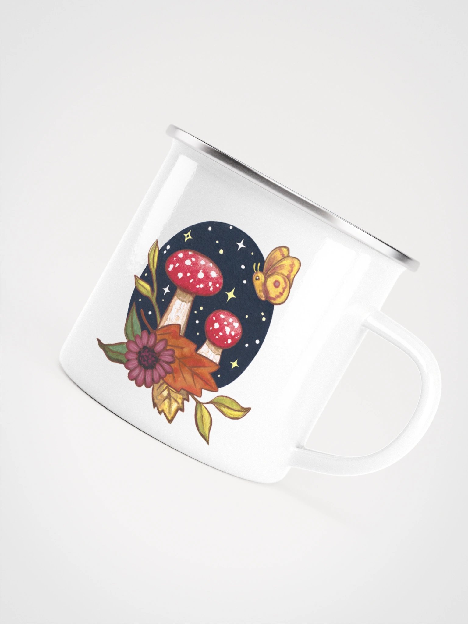 Autumn Secrets - Amanita Muscaria Enamel Mug product image (5)