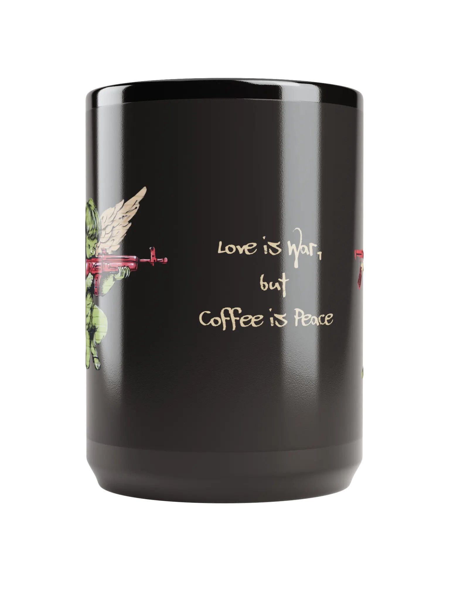 Angelic Rebels Black Glossy Mug product image (3)