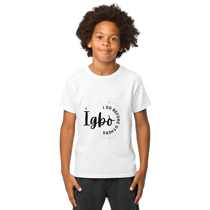 I GO BEFORE OTHERS Youth Sports Light Tees product image (33)