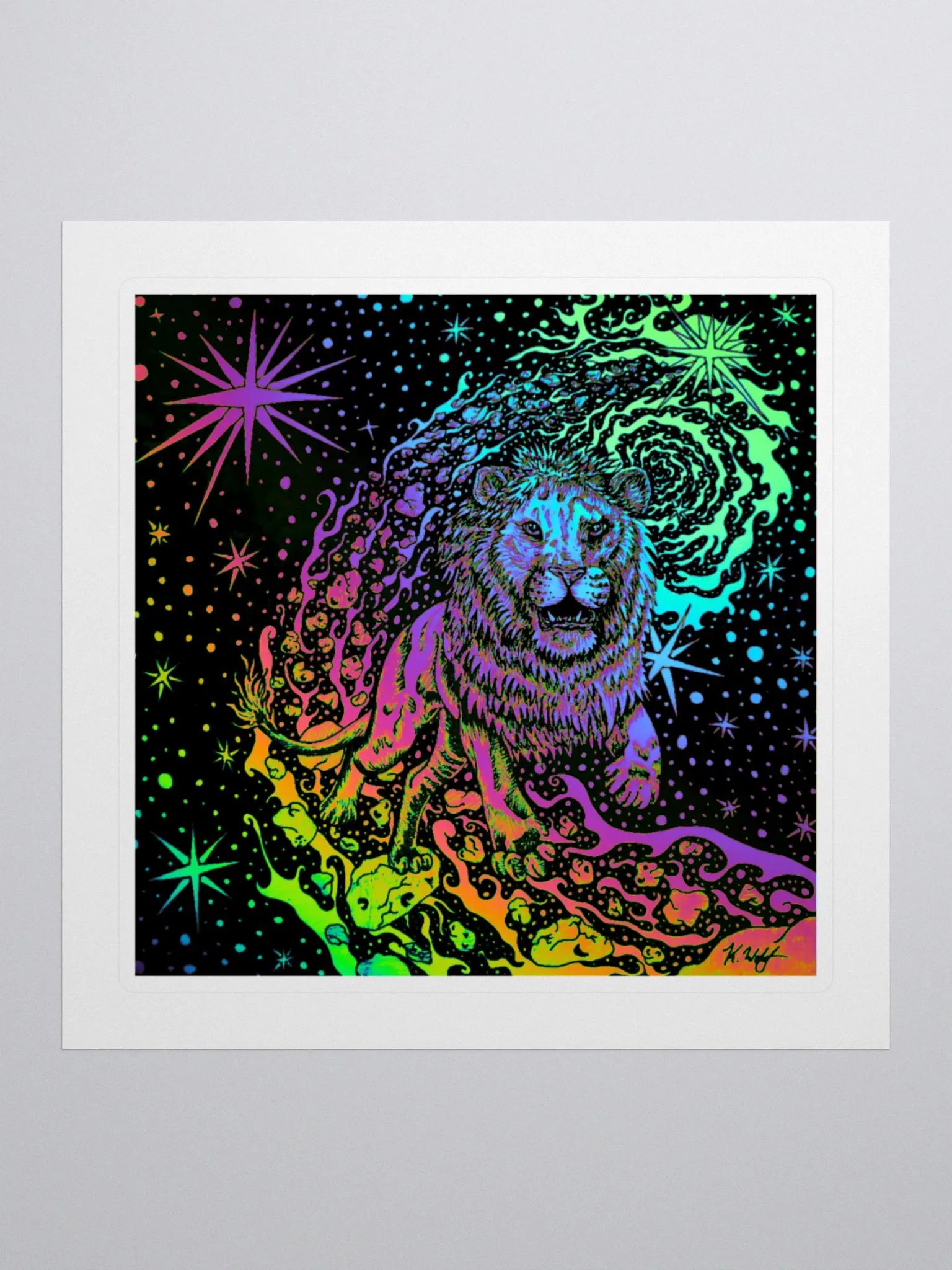 Limited Edition Leo Zodiac Kiss Cut Stickers product image (1)
