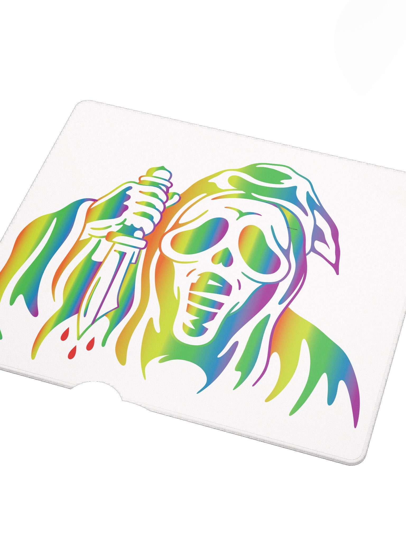 Rainbow Ghost Mouse Pad product image (6)