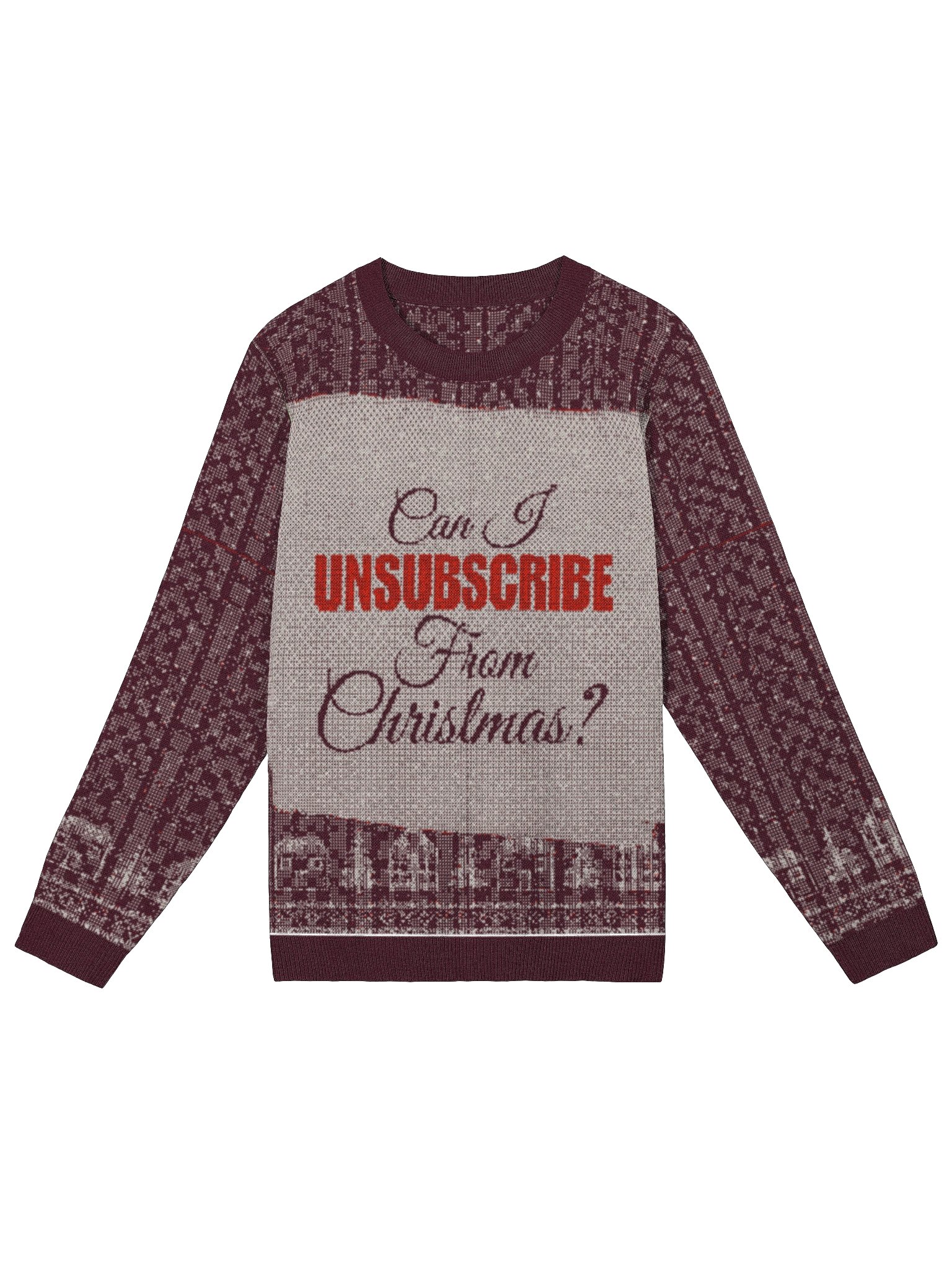 Unsubscribe | Knitted Crewneck Sweater Classic Fit product image (1)