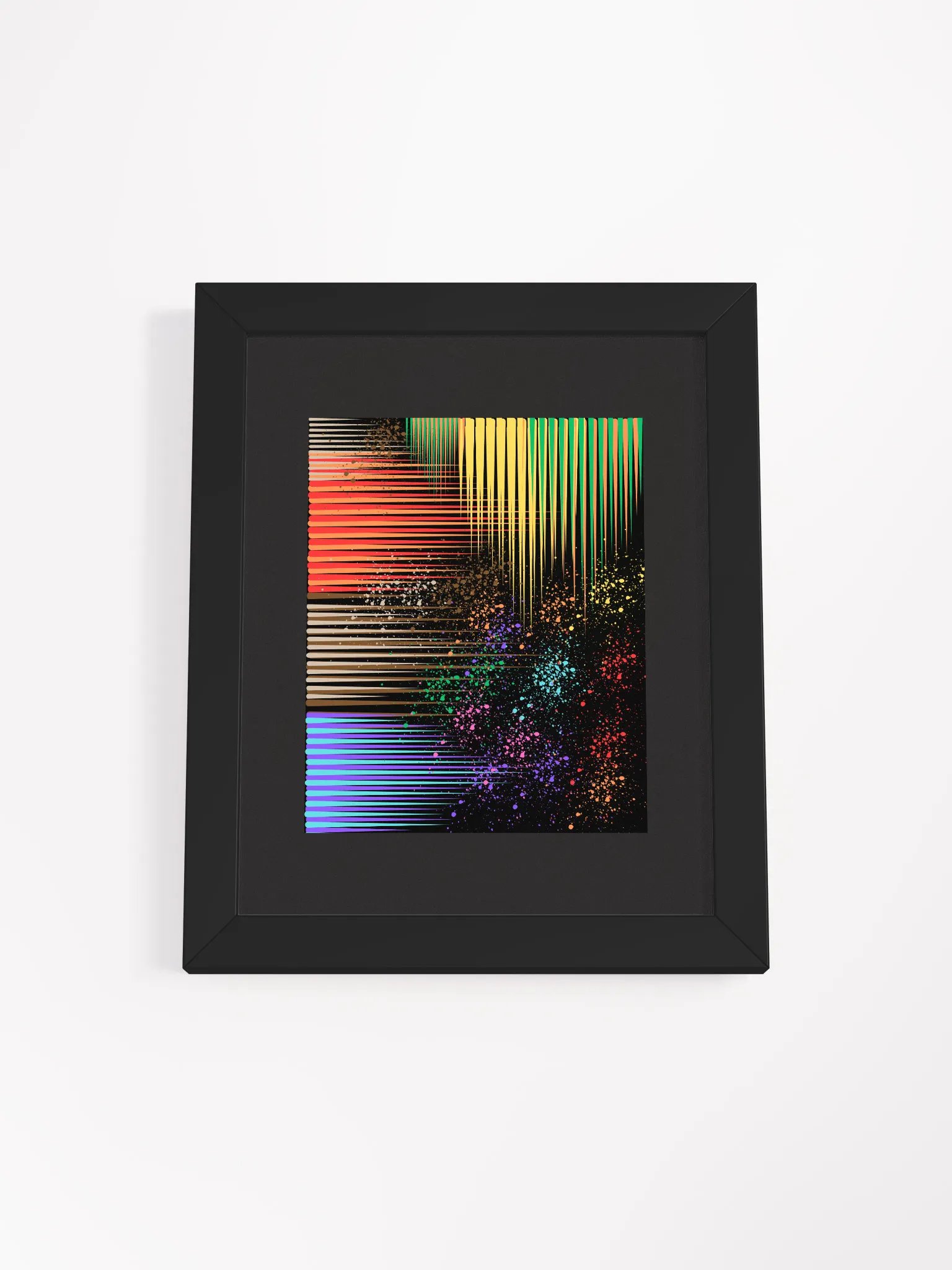 Vibrant Grid Art Framed Poster product image (1)