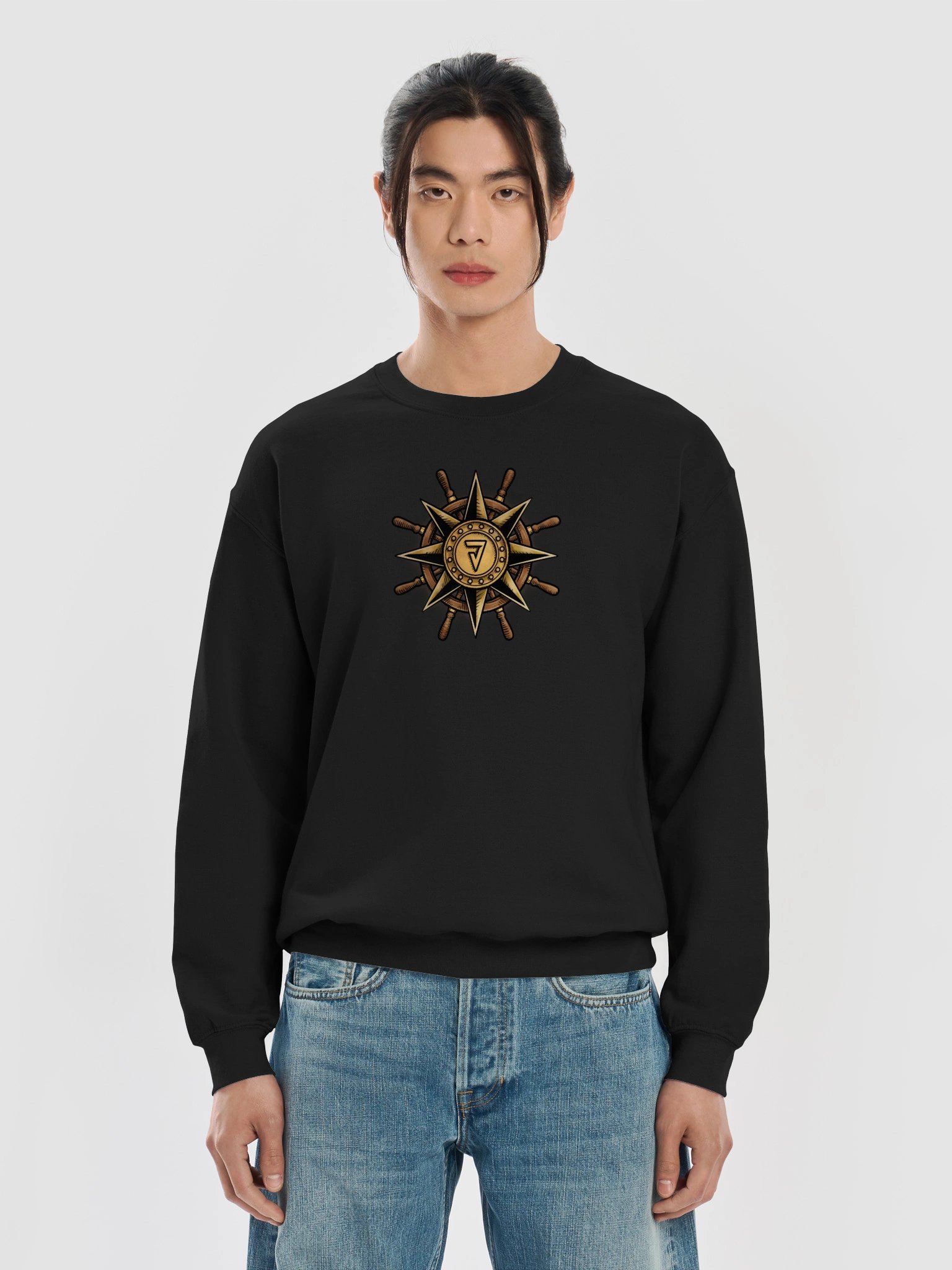 Jevination Compass Rose Crewneck! product image (5)