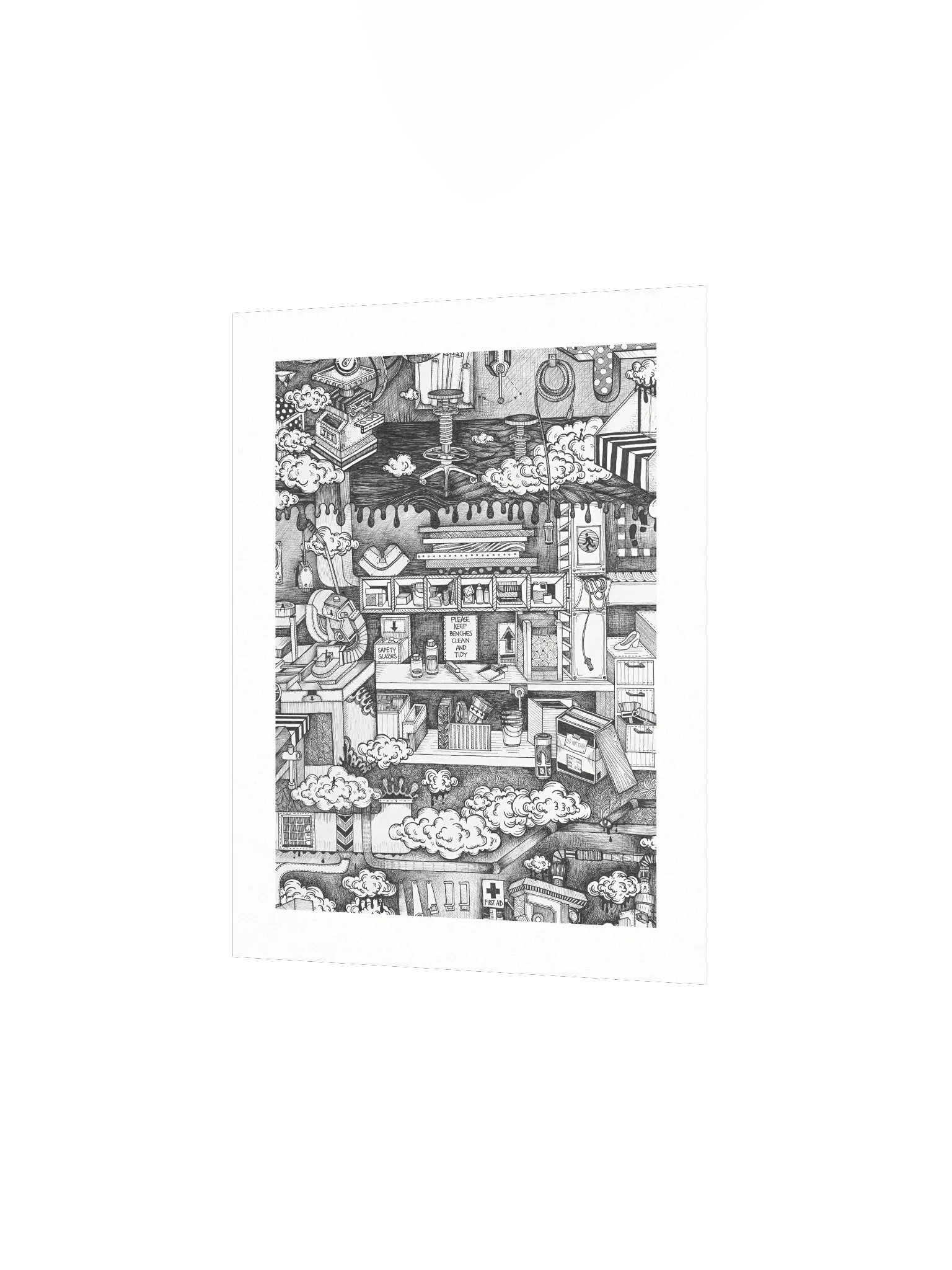 Workshop - Original Art Print product image (3)