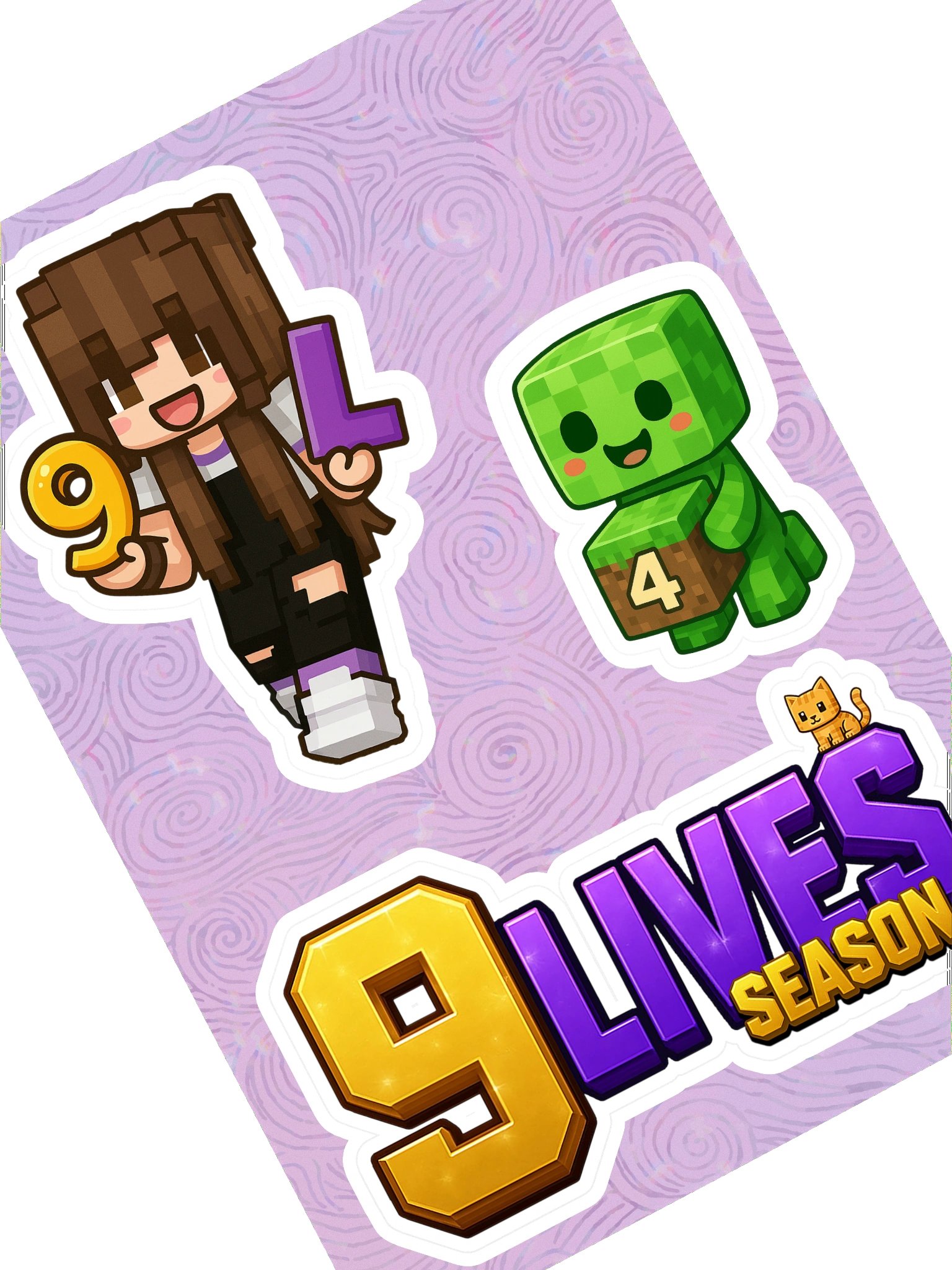 9LS4 Echomauve Sticker Sheet product image (2)