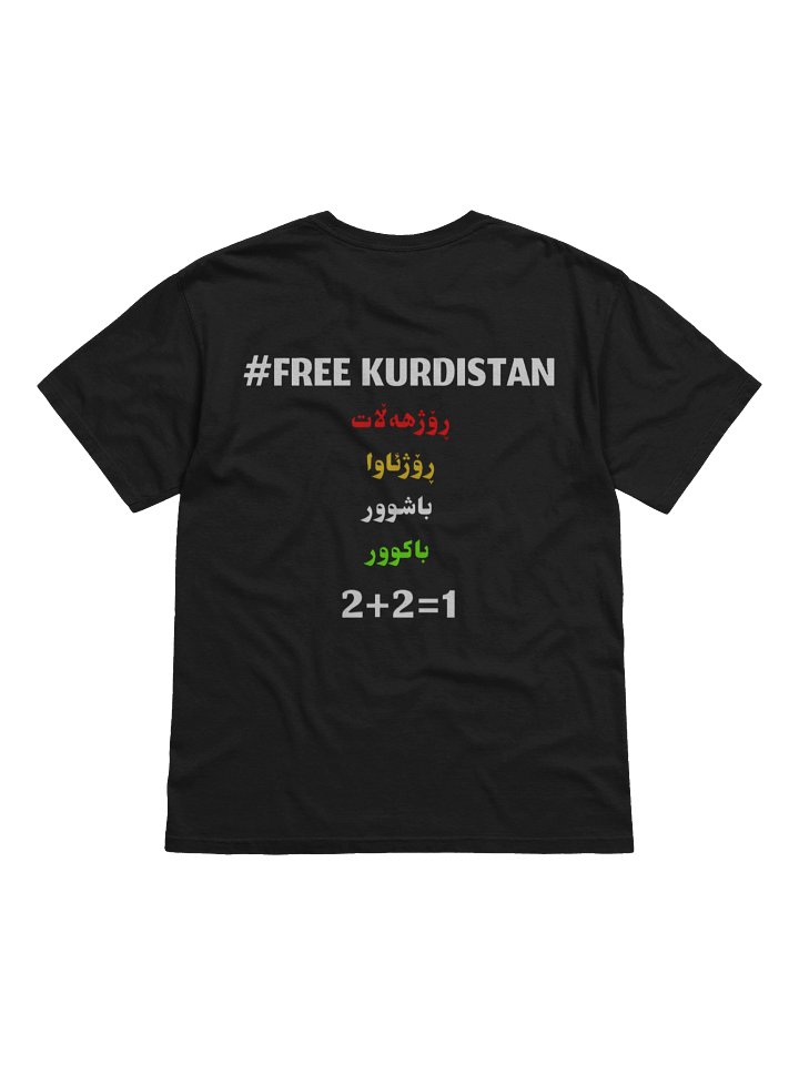Kurdistan Unity T-Shirt | 2+2=1 Concept product image (2)
