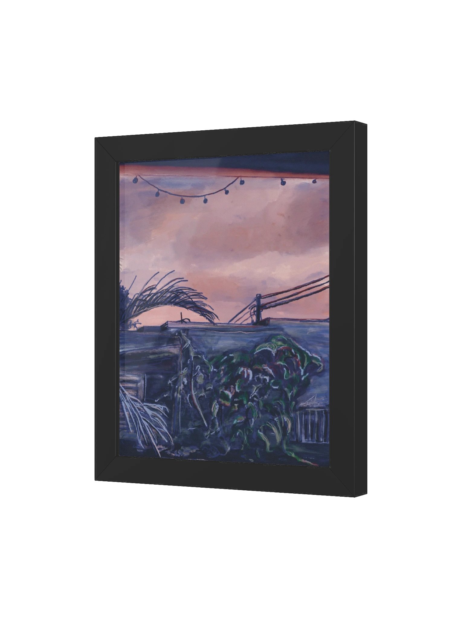 Colores de Cielo Pinta Toa Alta — Framed Art Print product image (3)