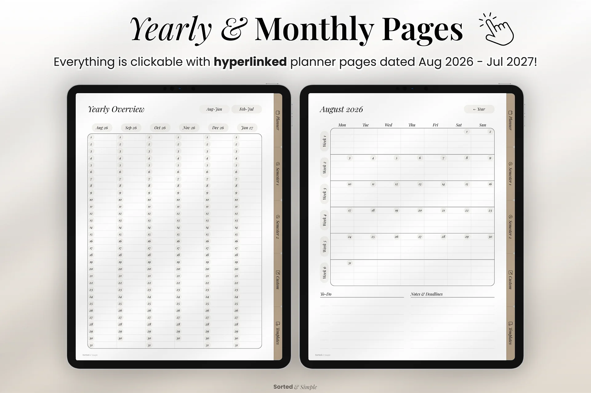 2026/2027 Student Planner - Academic Brown product image (8)