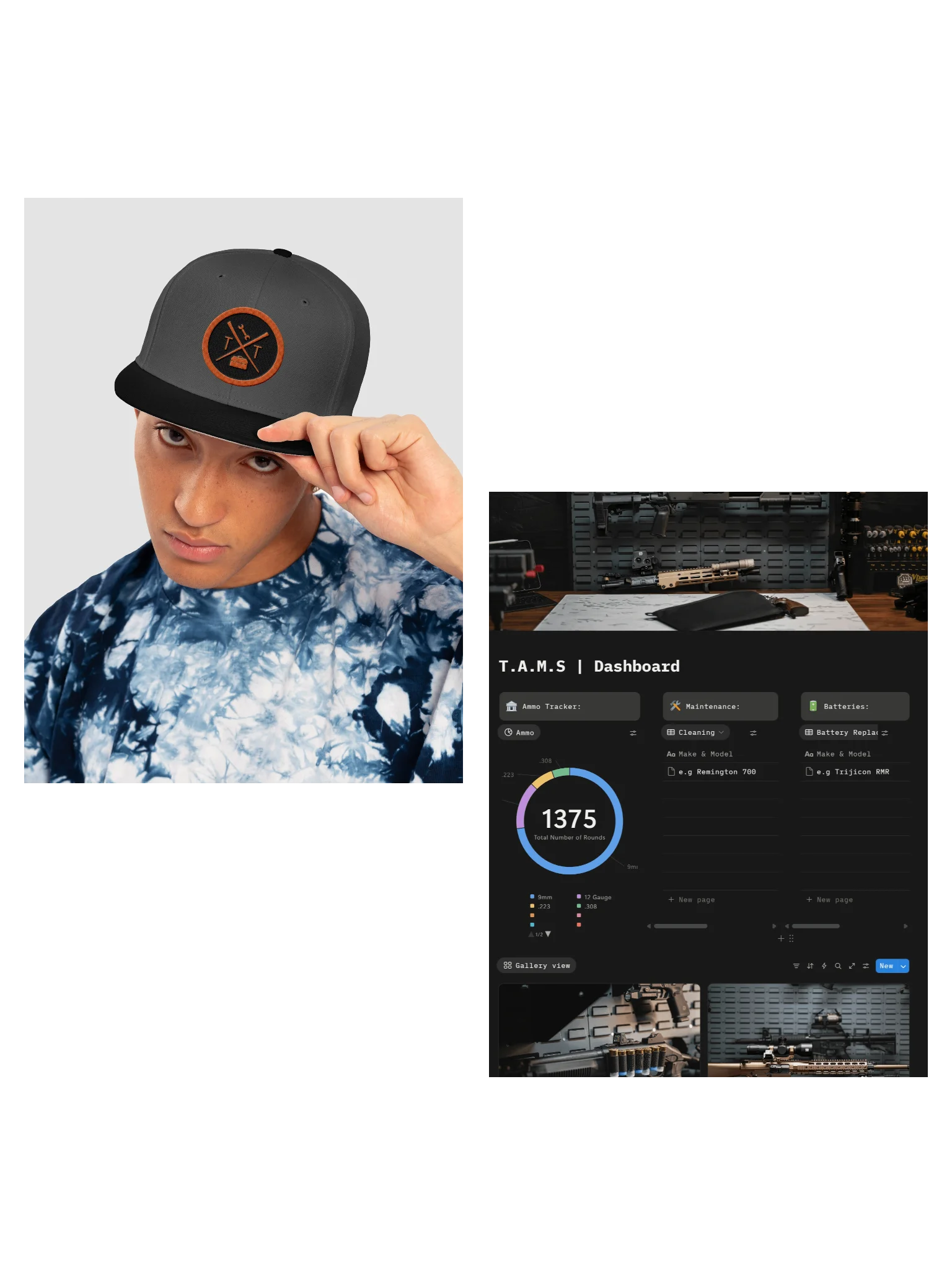 T.A.M.S & Snapback Hat Bundle product image (1)