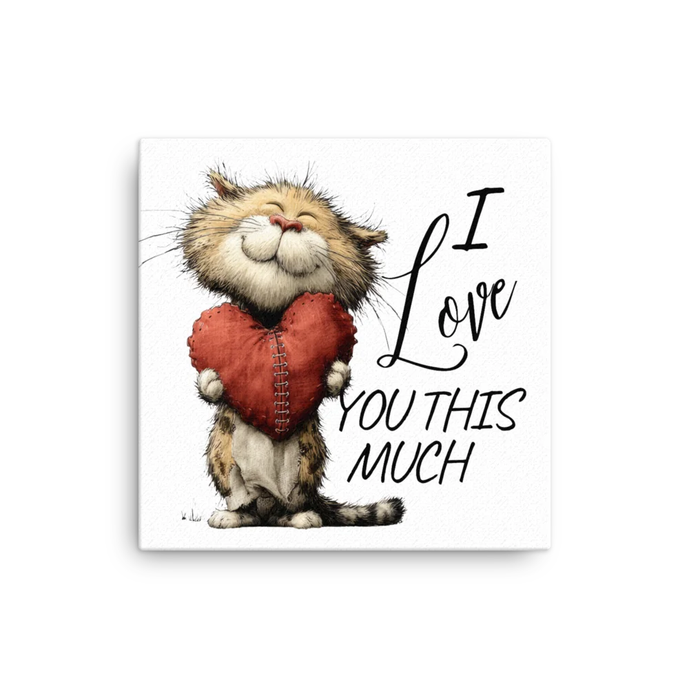 I Love You This Much Canvas product image (1)