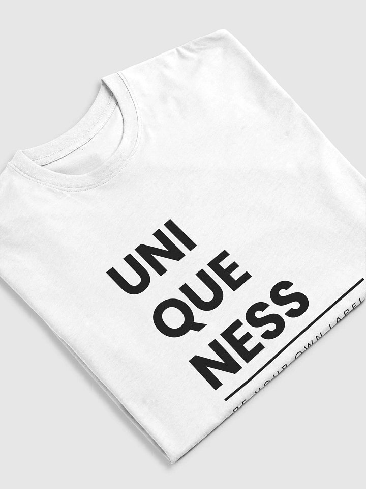 UNIQUENESS Men's Premium Heavyweight T-Shirt product image (2)