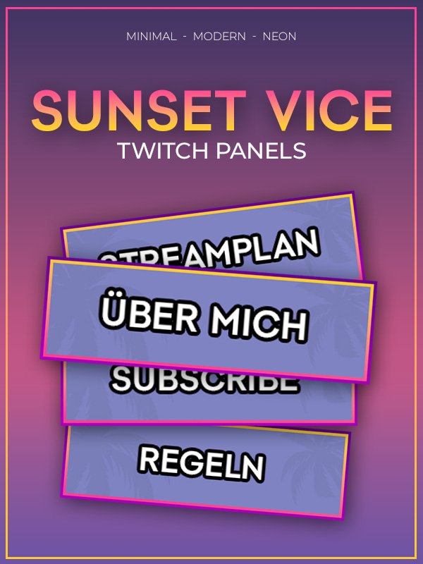 Sunset Vice Panels product image (1)