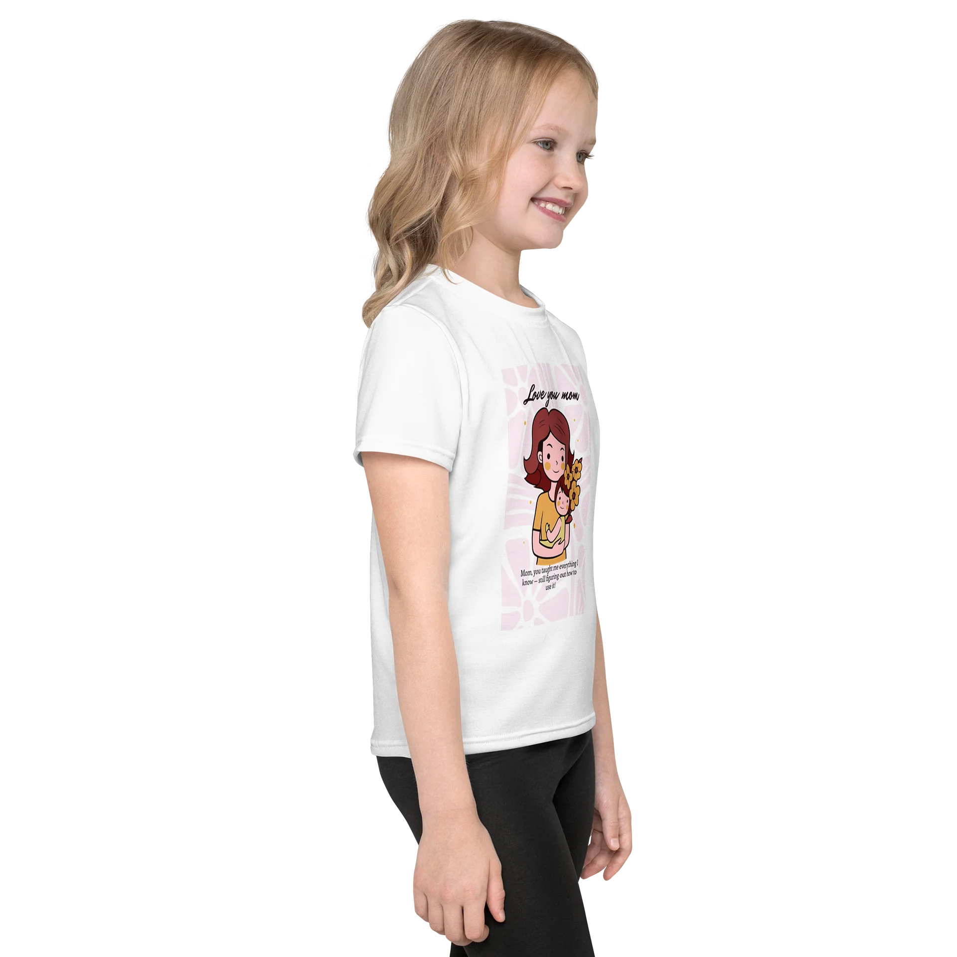 Love You Mom Vintage Style Tee product image (4)