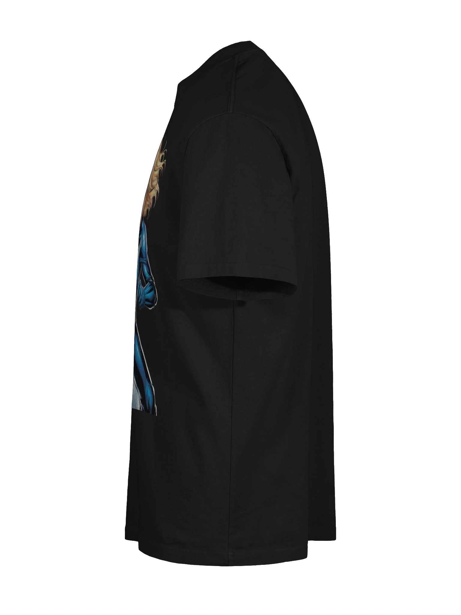 Invisible Woman Ethereal Surge Oversized Faded T-Shirt – Phantom Power Pulse product image (10)