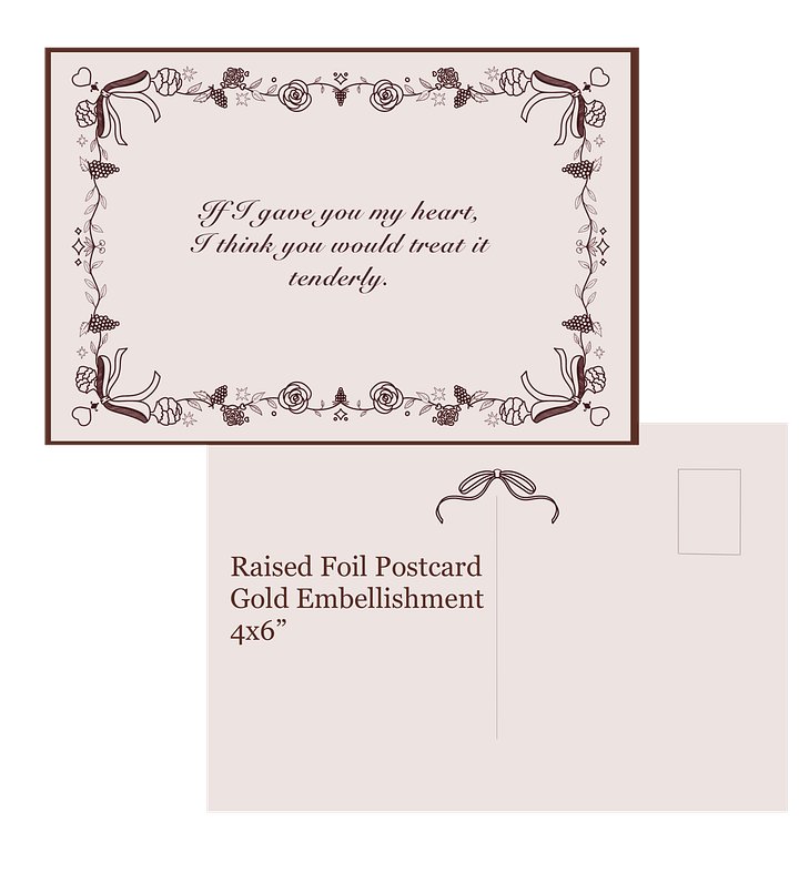 Tenderly: Postcard product image (1)