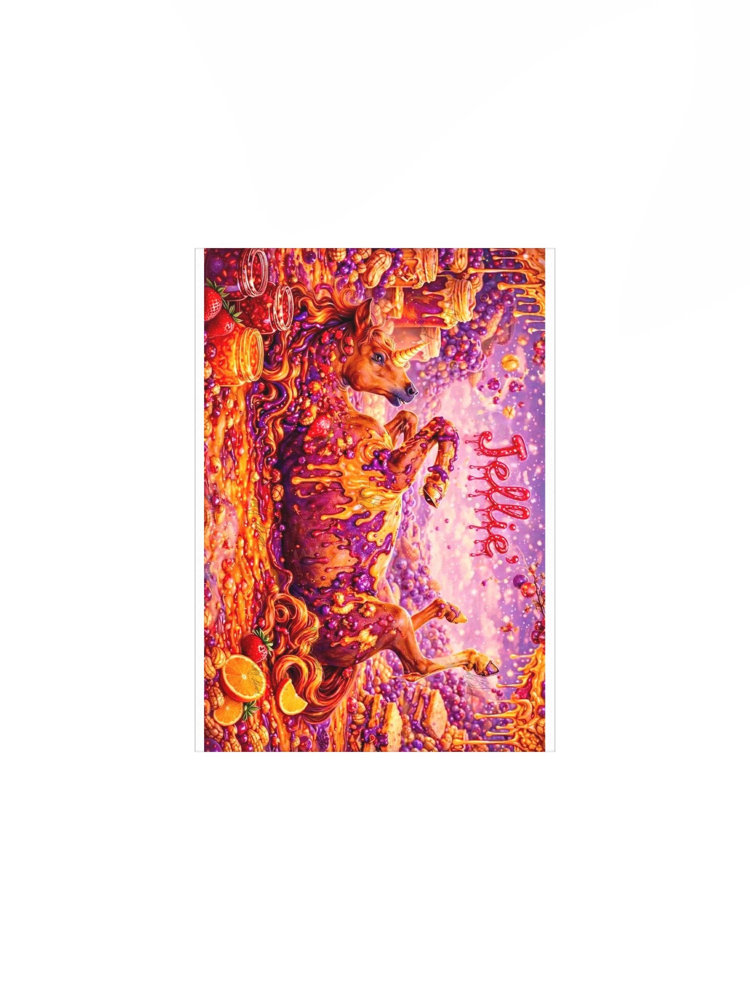 Jellie' — Foodie Unicorn Poster product image (1)