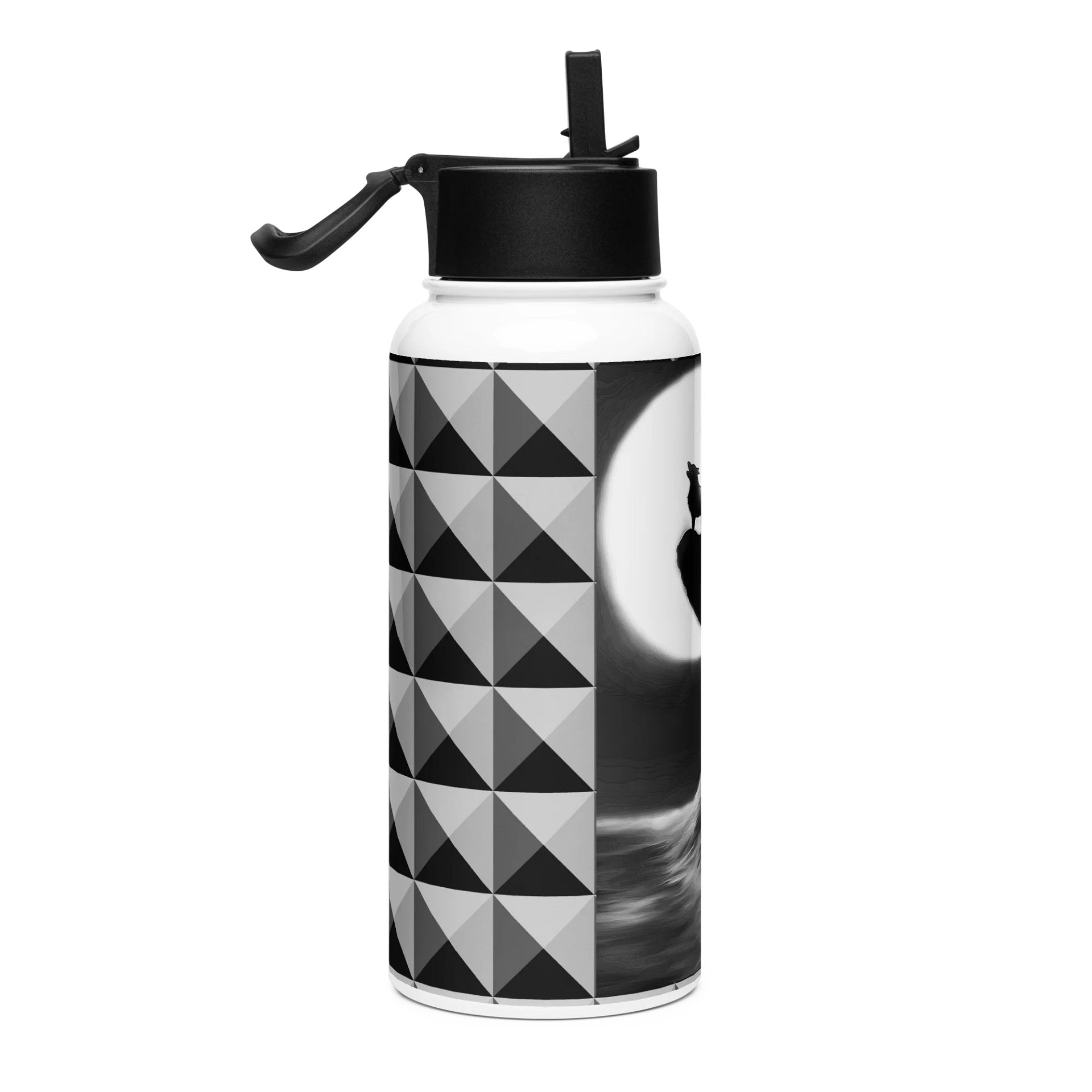 Stainless Steel Water Bottle with a Straw Lid product image (4)