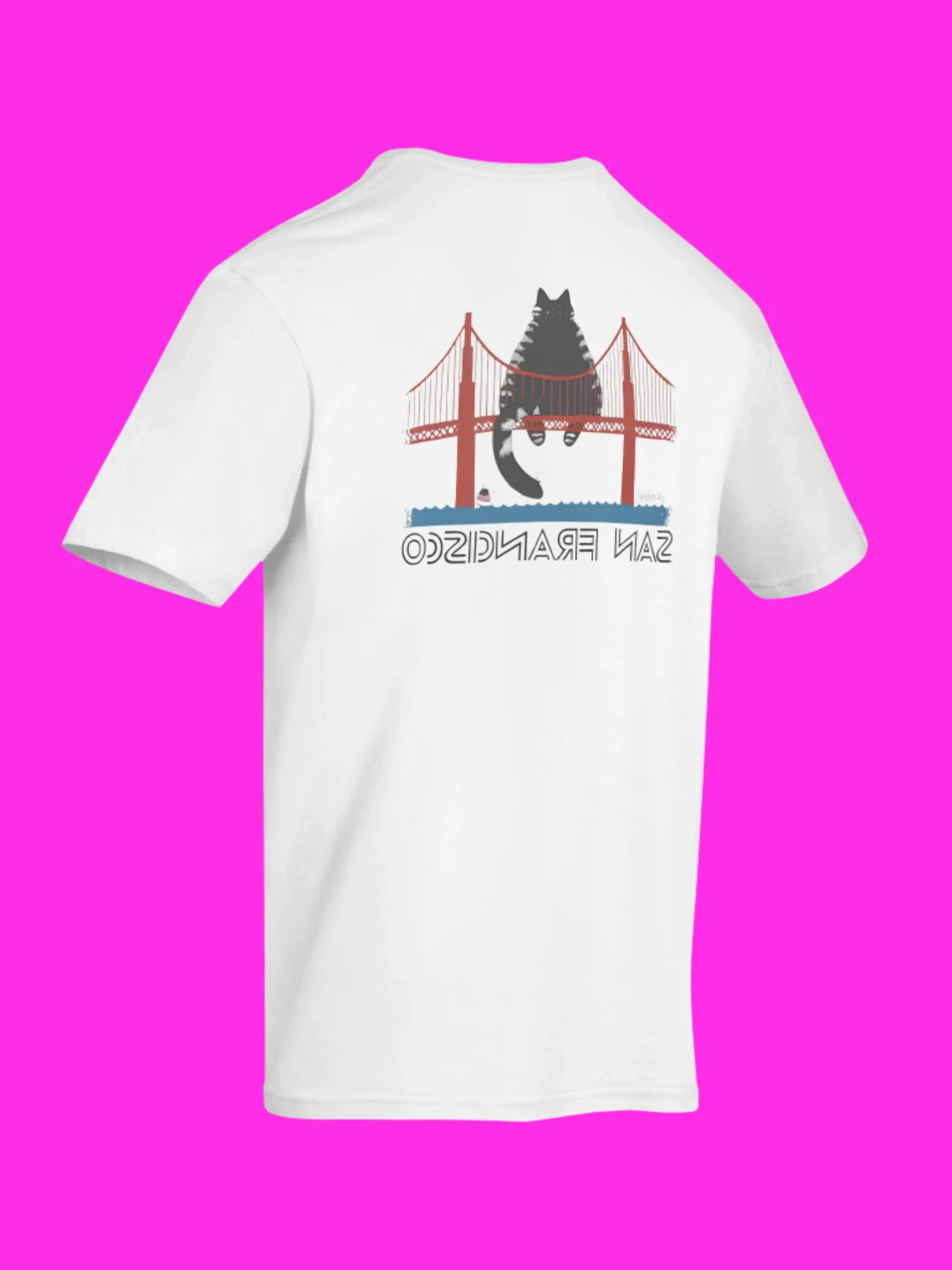 San Francisco Bridge Cat Shirt product image (104)