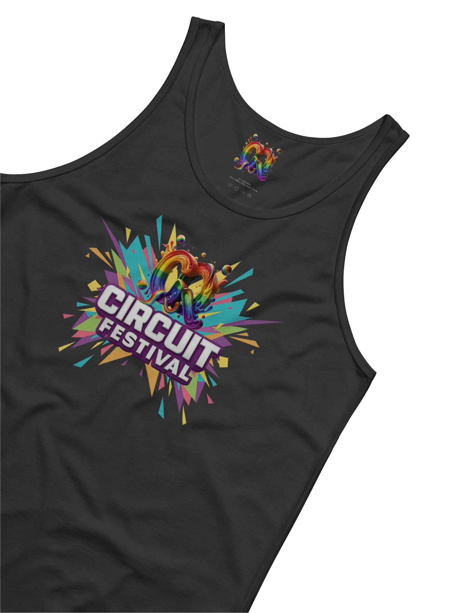 CQ CIRCUIT FESTIVAL – COLOR BURST PARTY TANK product image (6)
