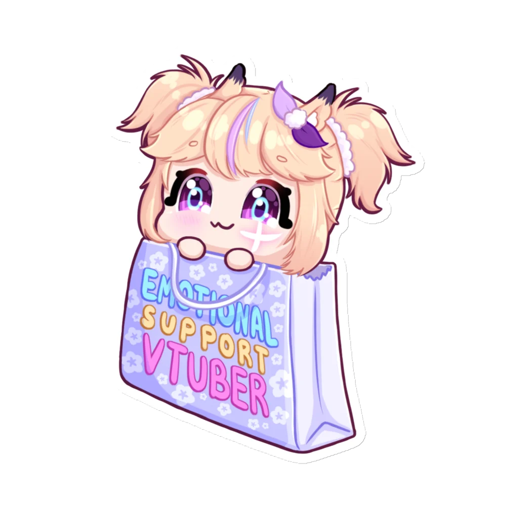 Emotional Support VTuber Magnet product image (2)