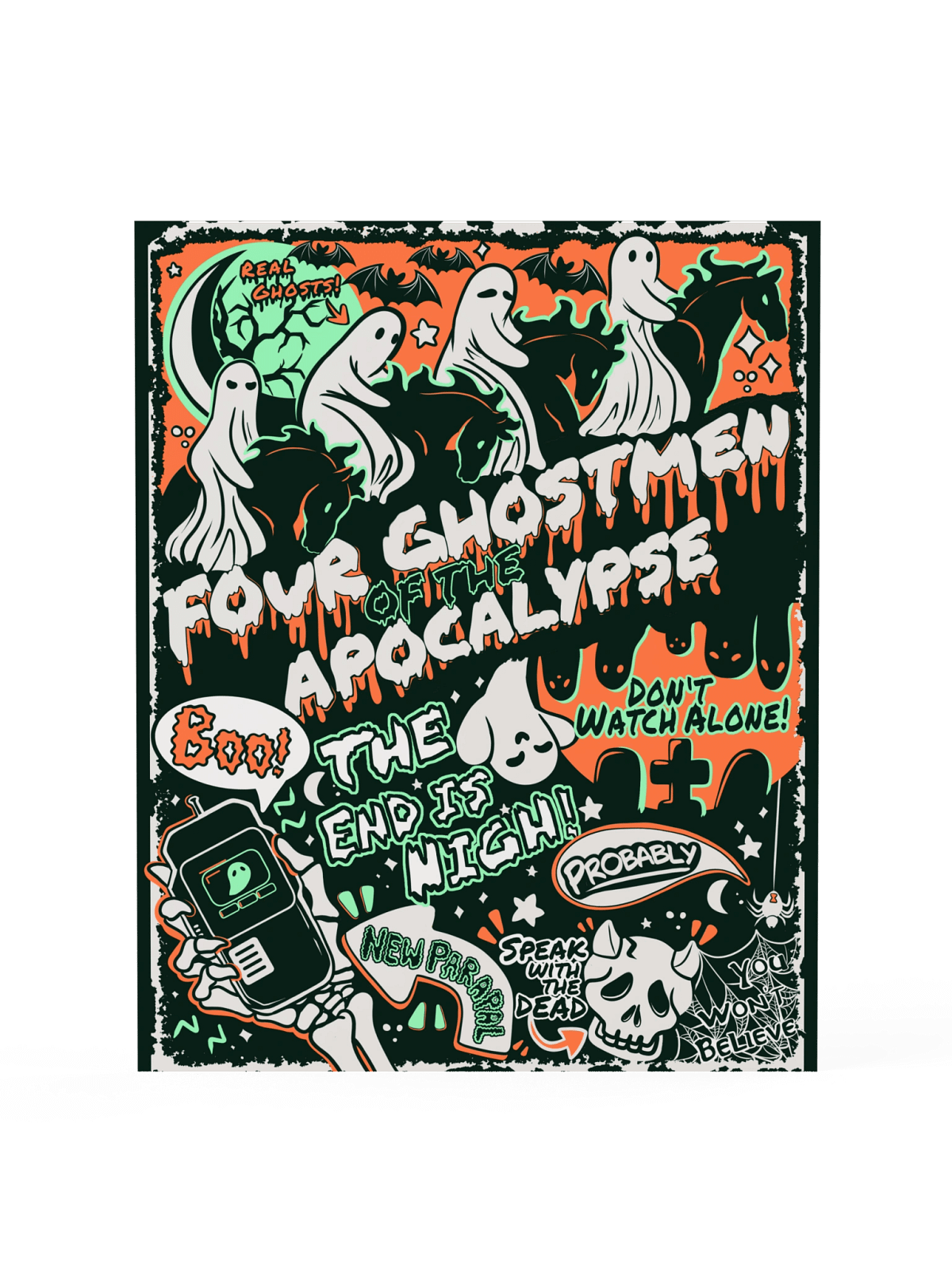 THE FOUR GHOSTMEN OF THE APOCALYPSE POSTER | detune