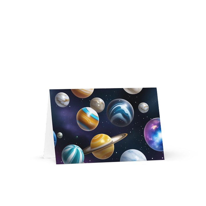 Marble Universe Greeting Card product image (1)
