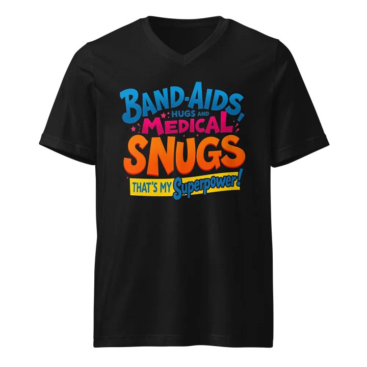 Superpower Band-Aids V-Neck Tee product image (1)